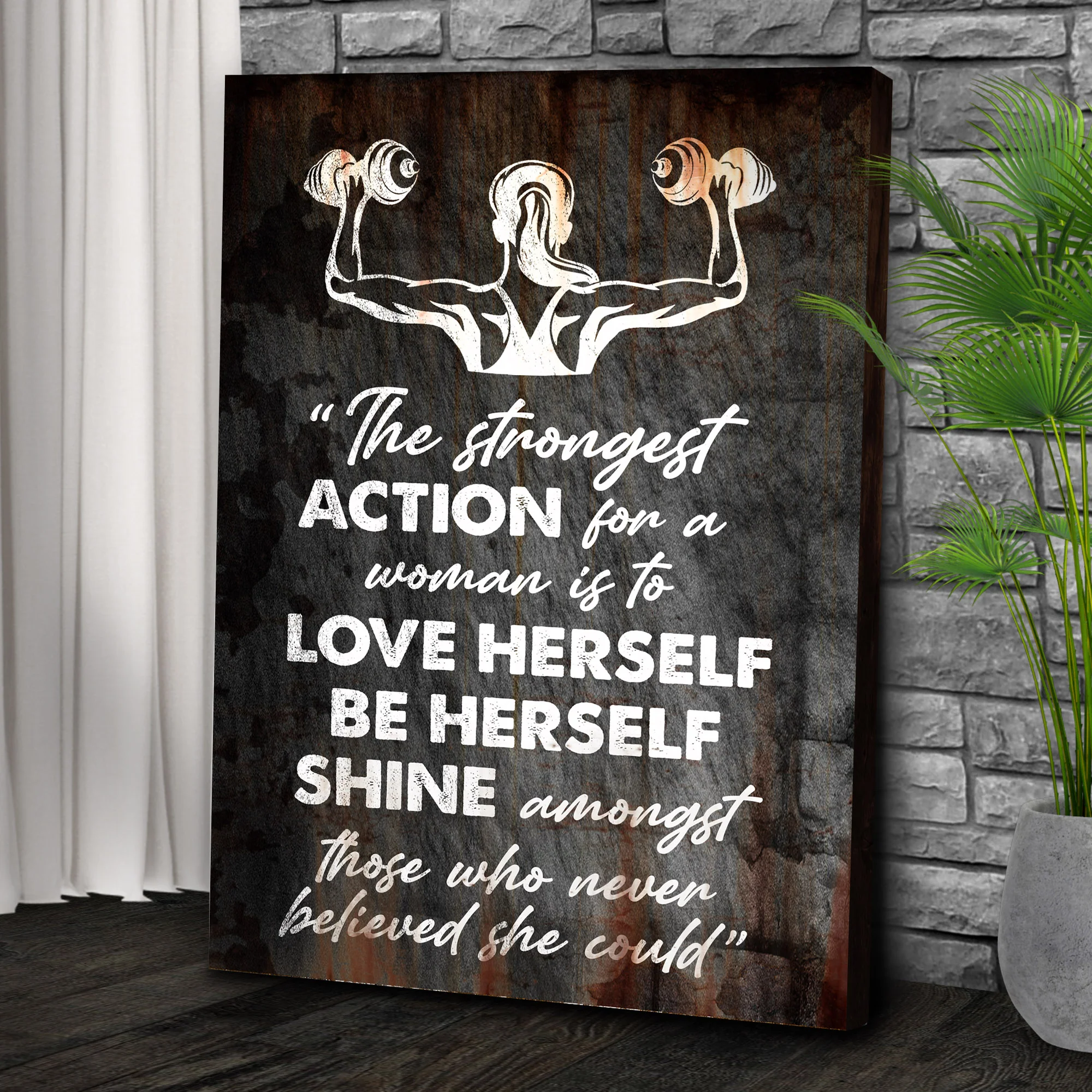 The Strongest Actions For A Woman Sign - Image 3