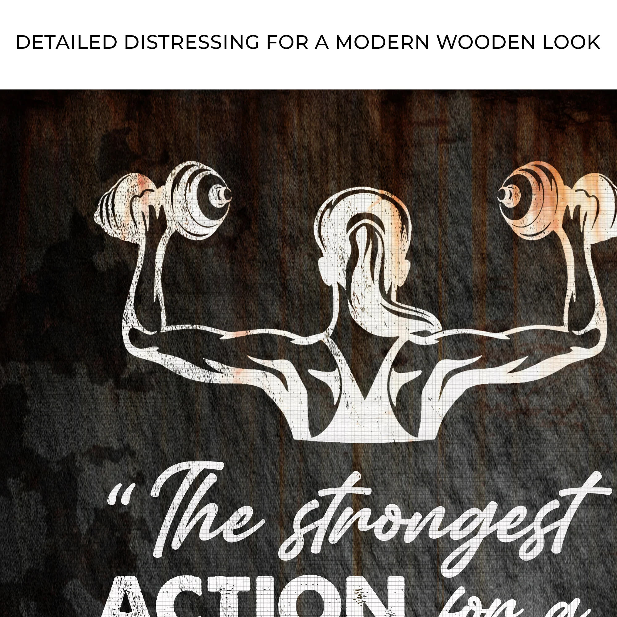 The Strongest Actions For A Woman Sign - Image 4