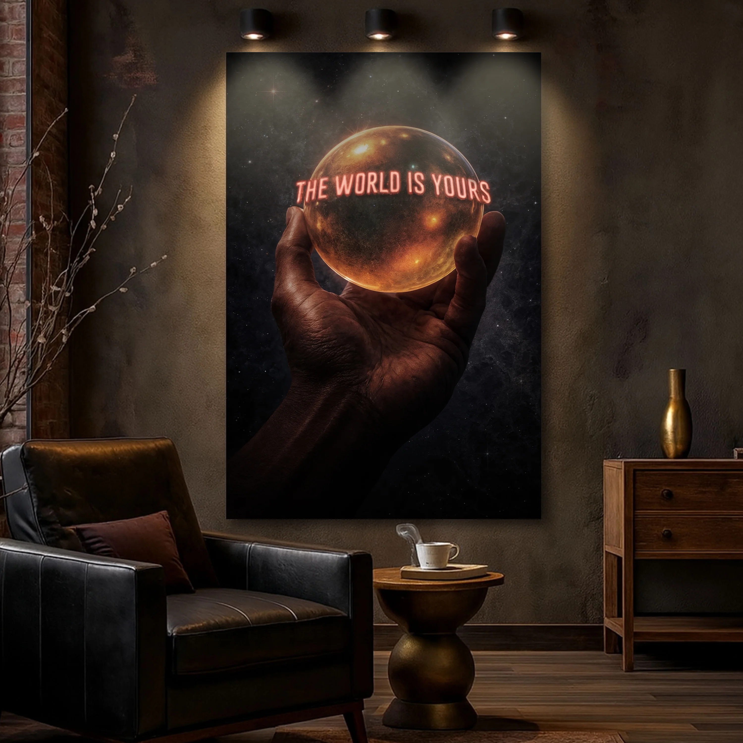 The World is Yours Wall Sign - Image 2