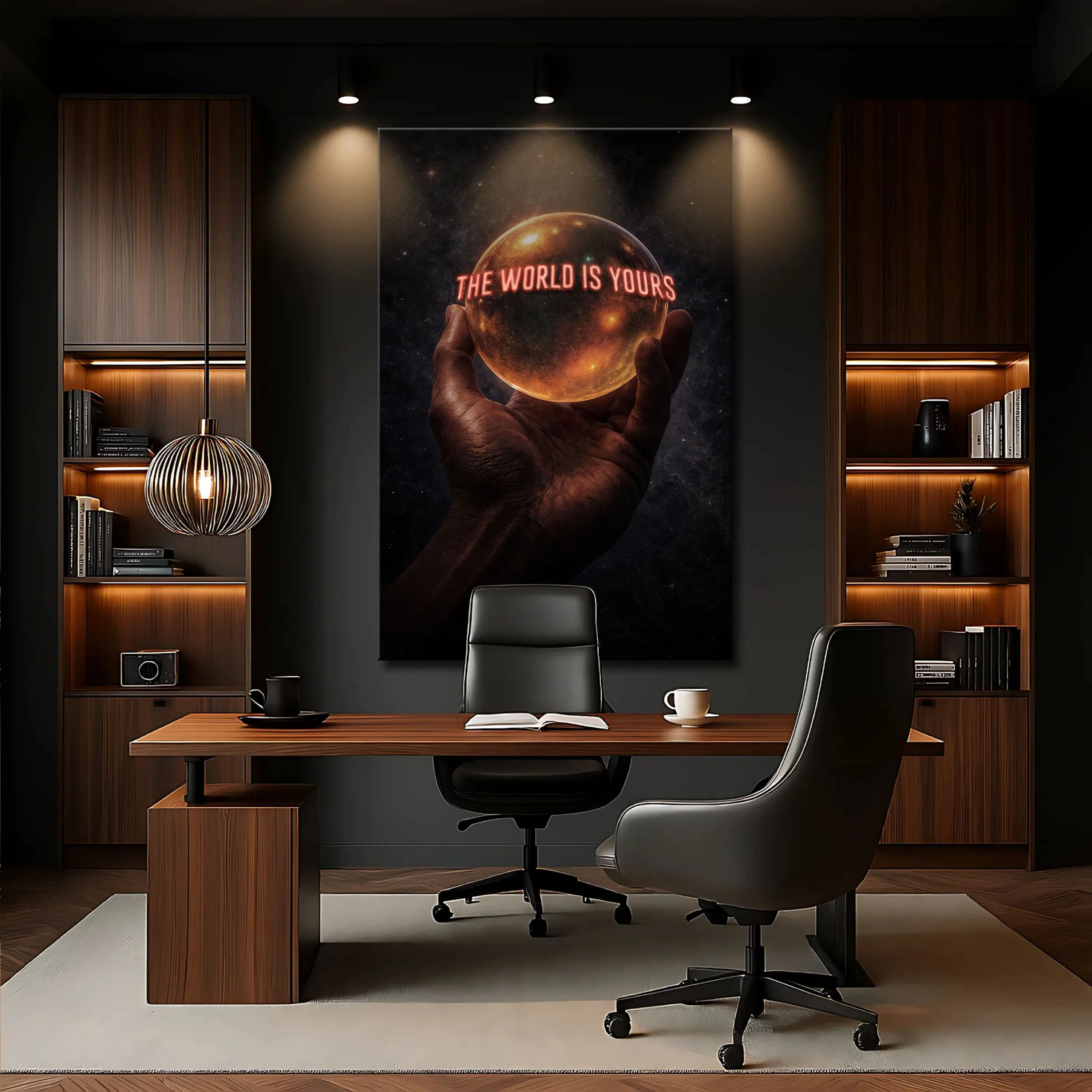 The World is Yours Wall Sign - Image 3