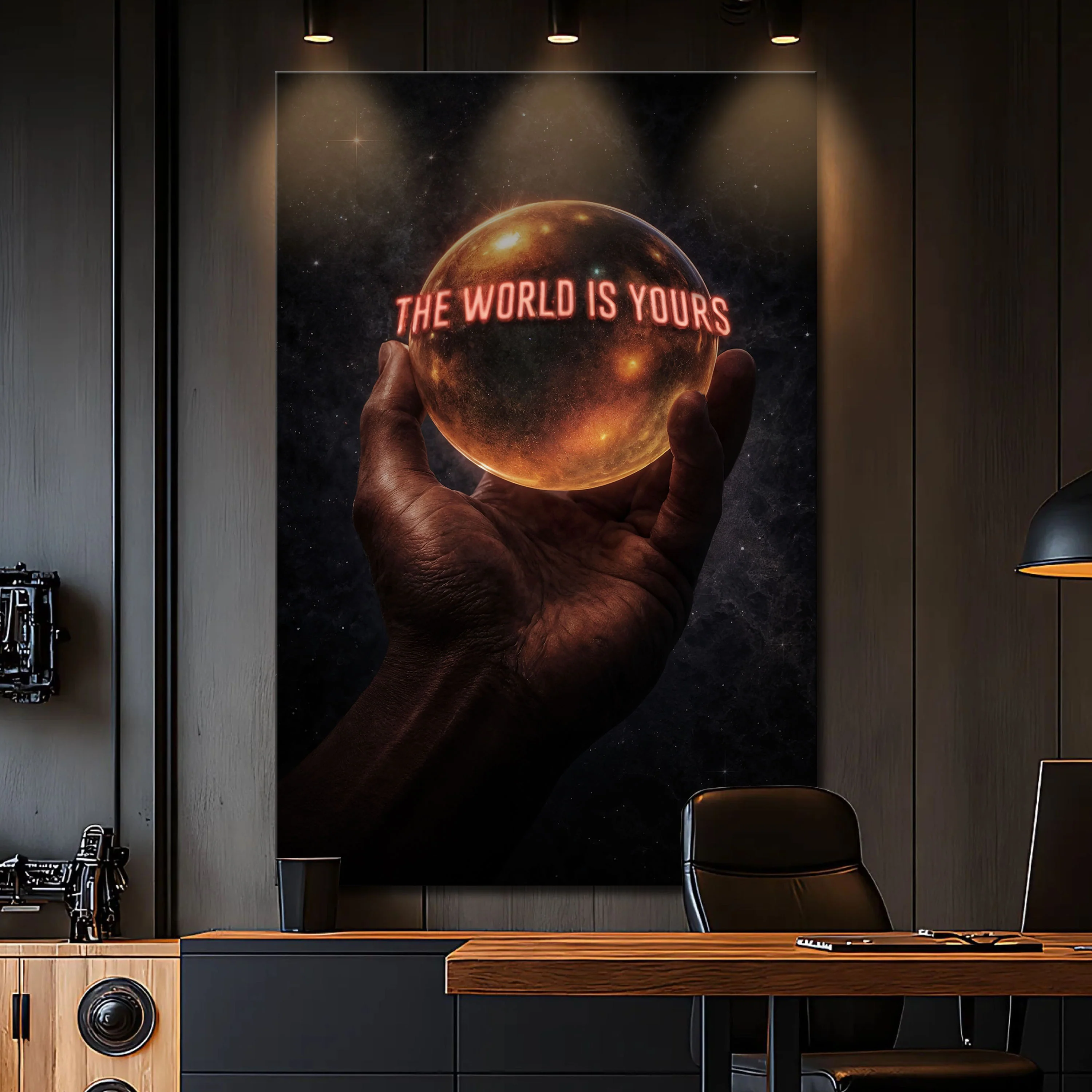 The World is Yours Wall Sign - Image 5