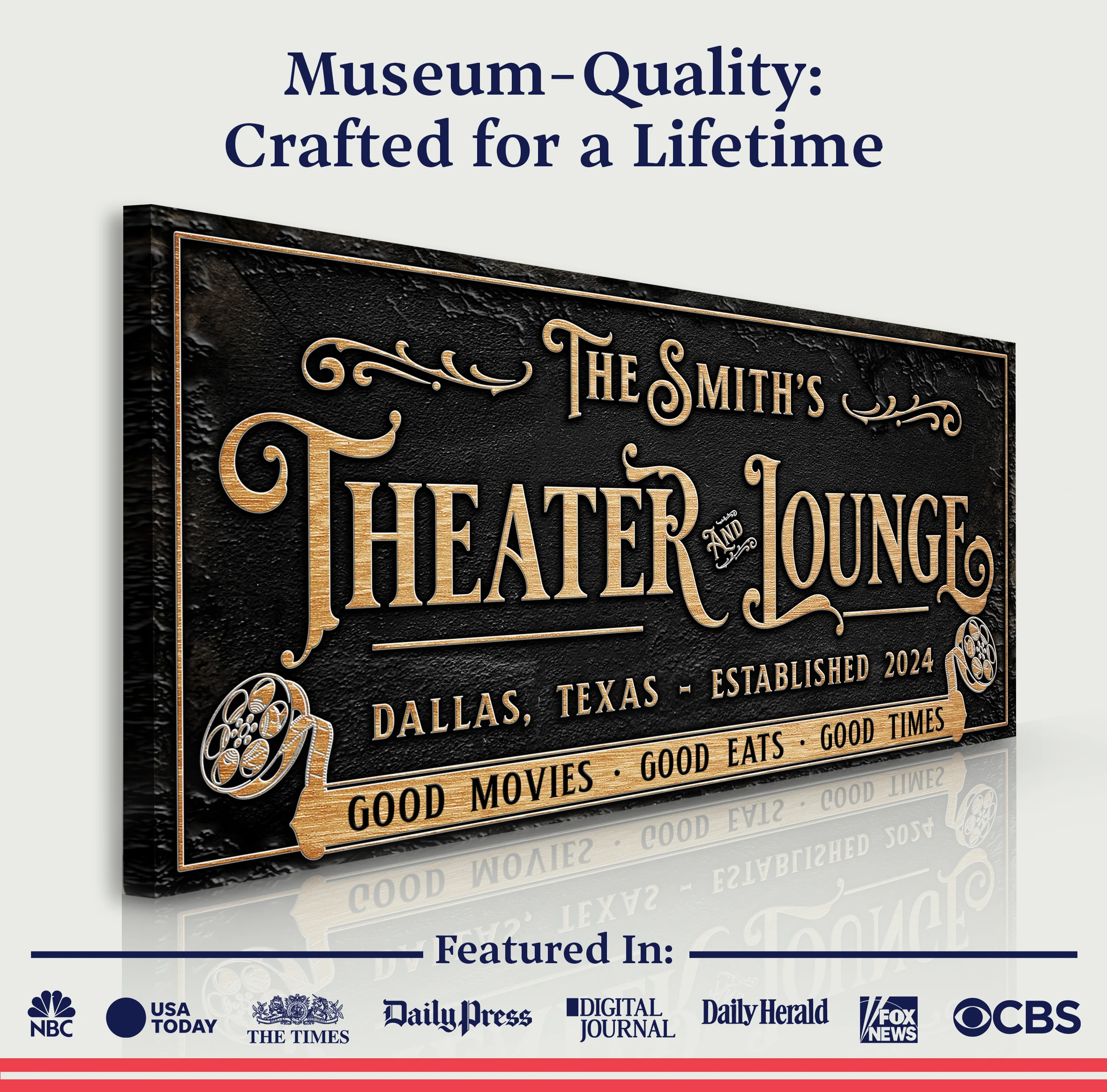 Personalized Theater Sign II - Image 4