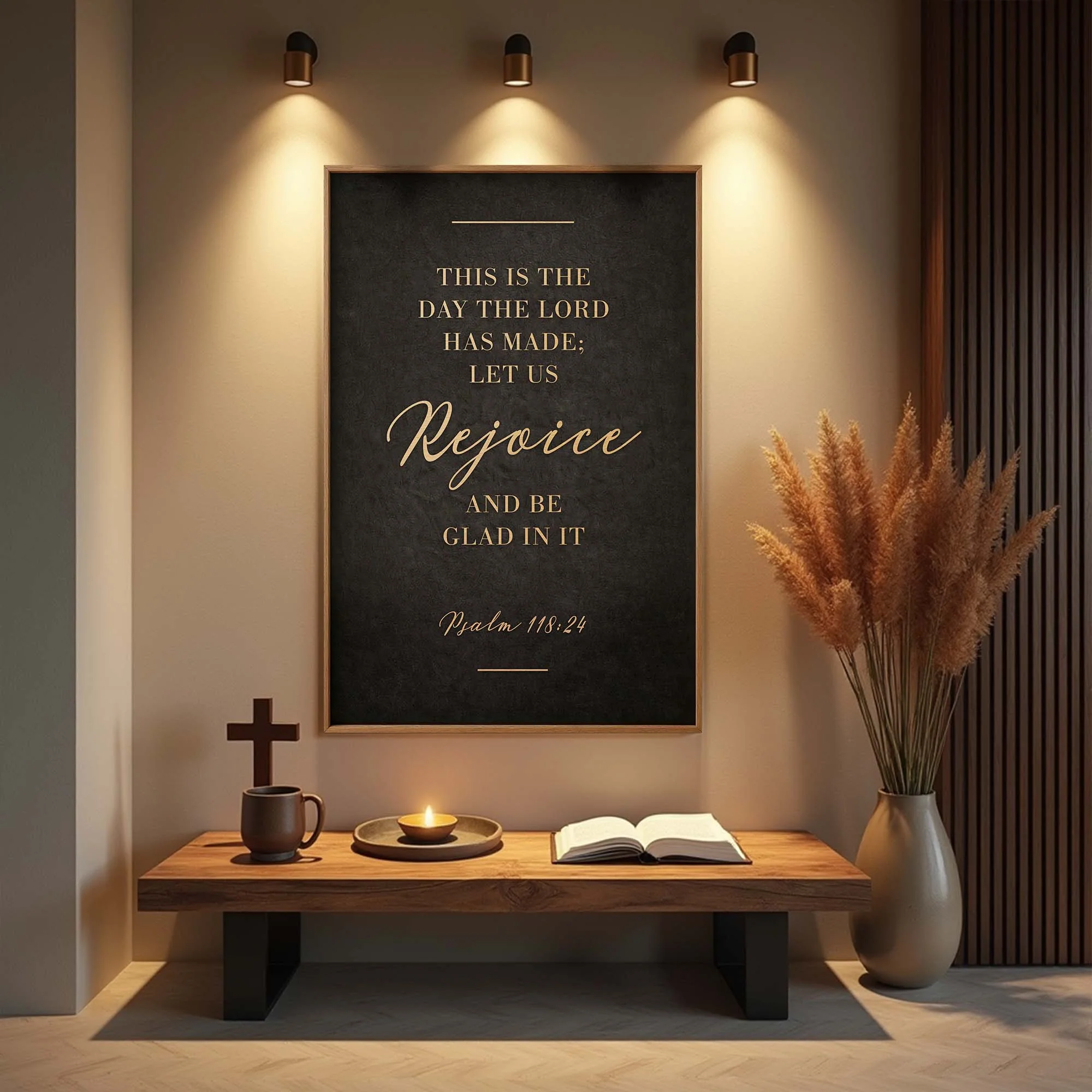 This Is The Day - Psalm 118:24 Bible Verse Sign