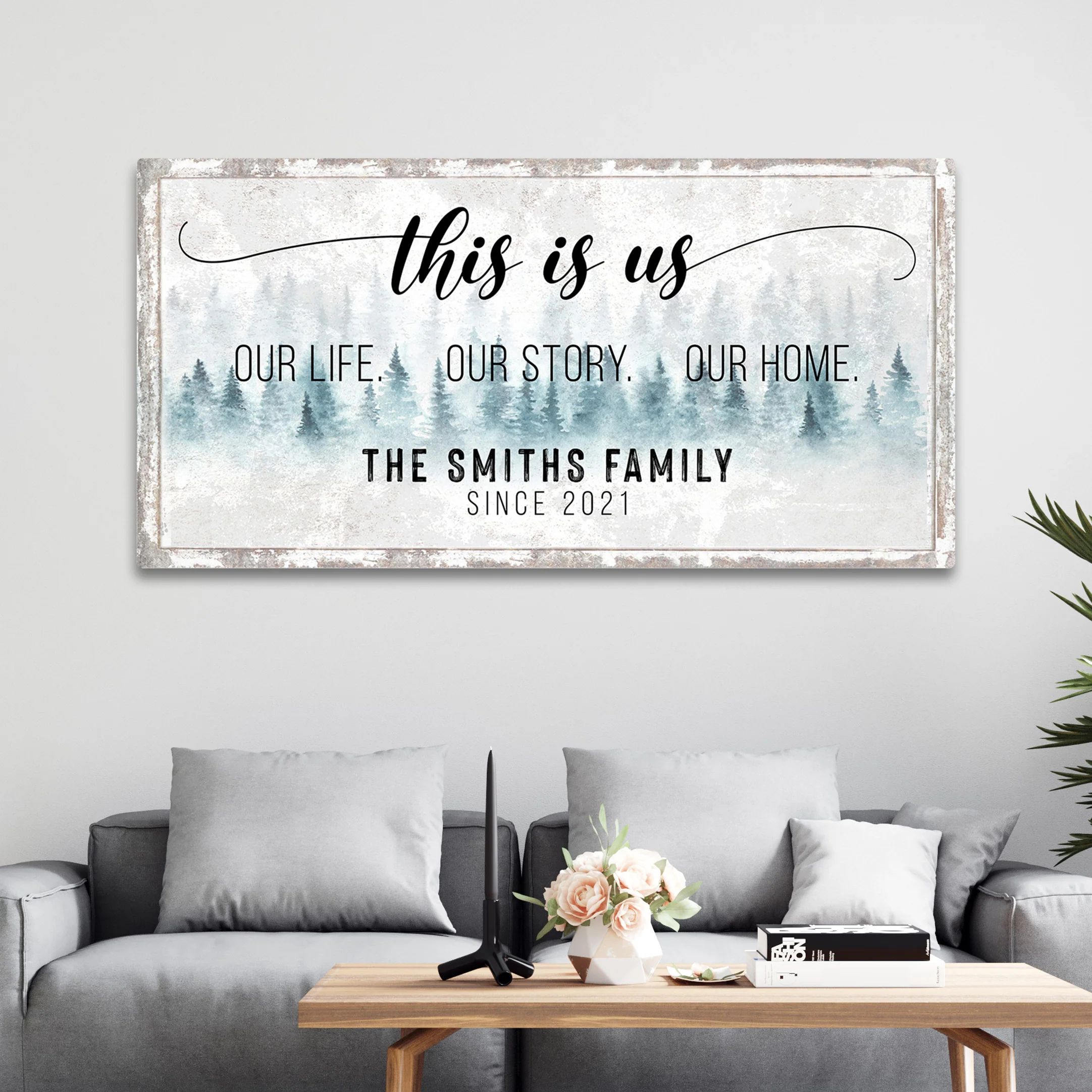 This Is Us Personalized Last Name Sign III - Image 6