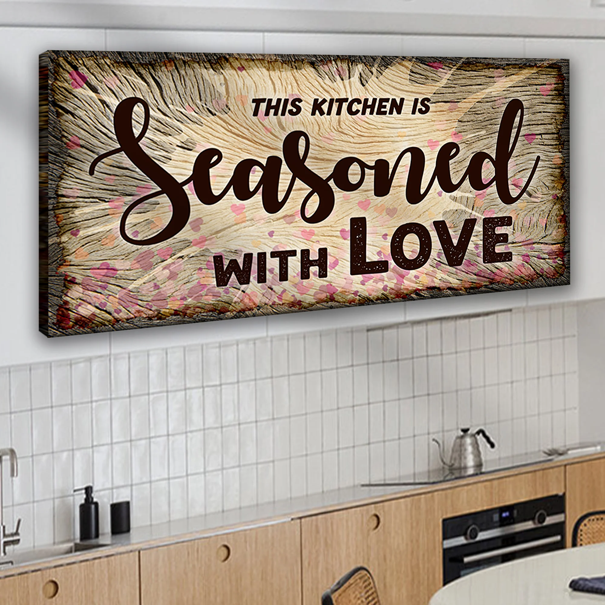 This Kitchen Is Seasoned Wth Love Sign II - Image 3