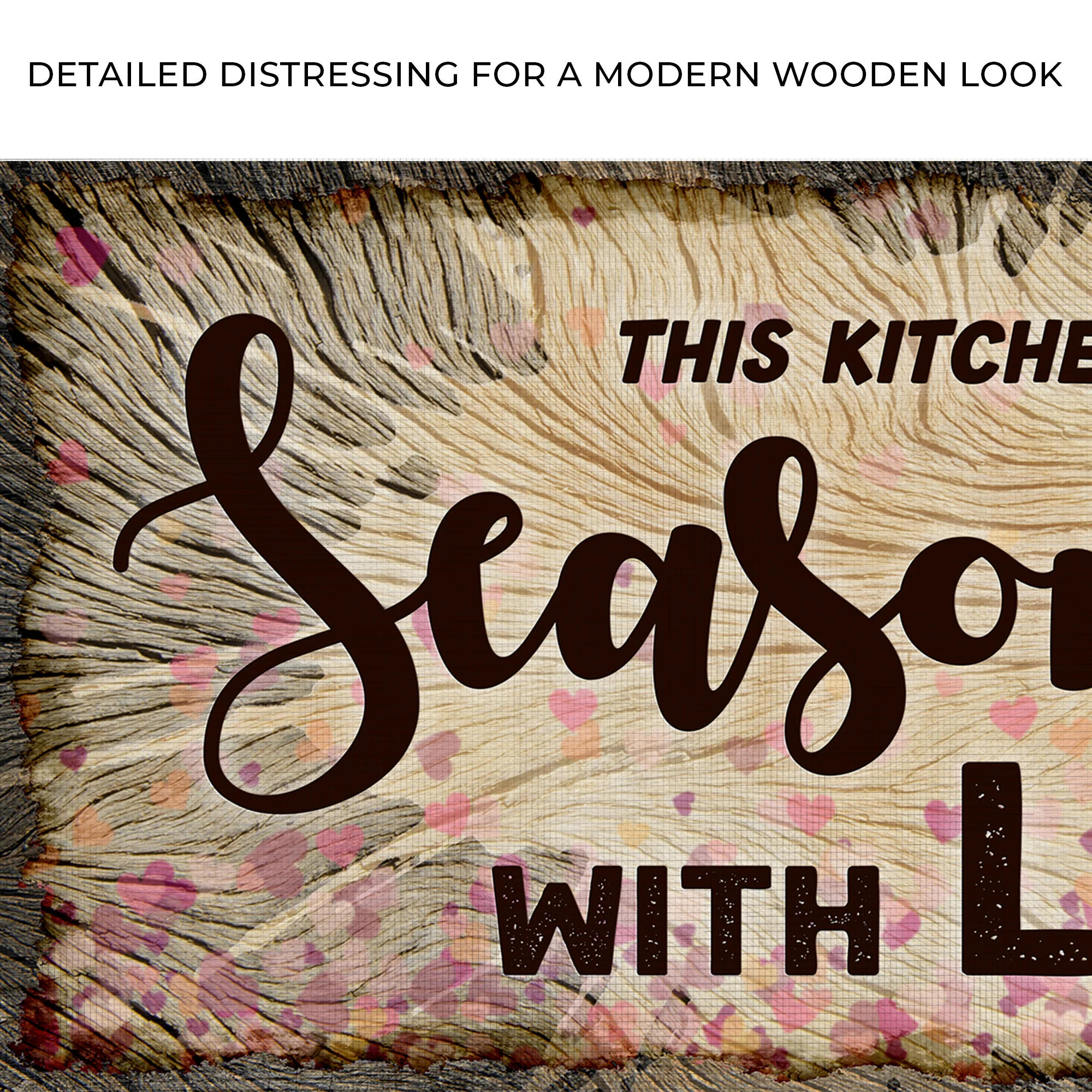 This Kitchen Is Seasoned Wth Love Sign II - Image 4