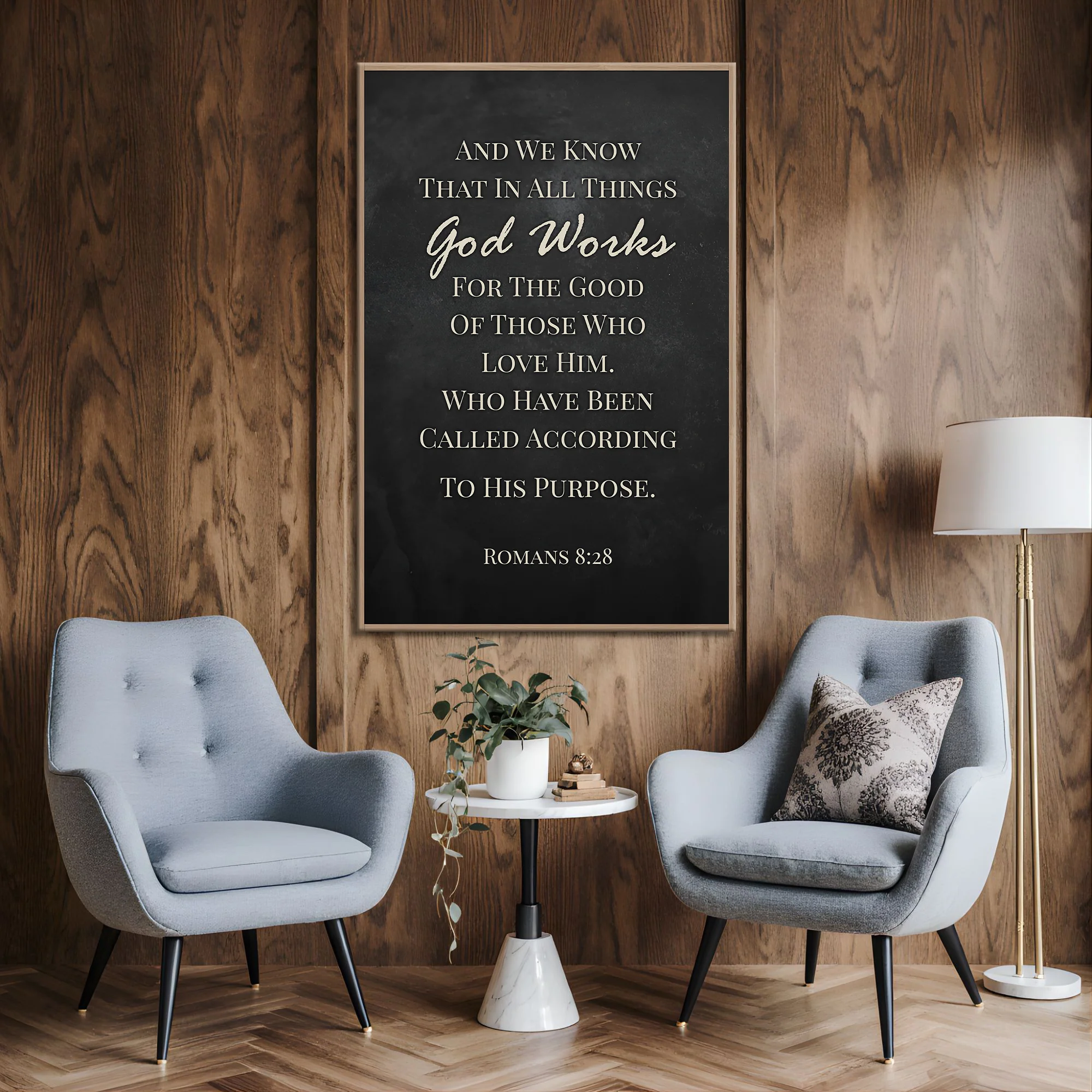 Those Who Love God - Romans 8:28 Faith Sign - Image 5