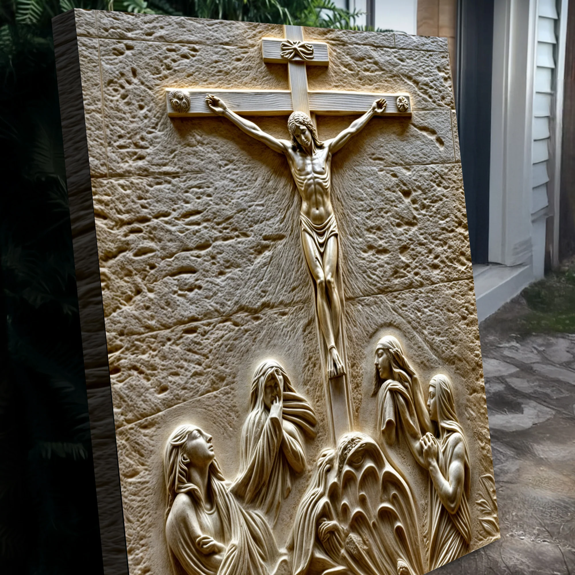 Three Cross Calvary Hill Wall Art - Image 5