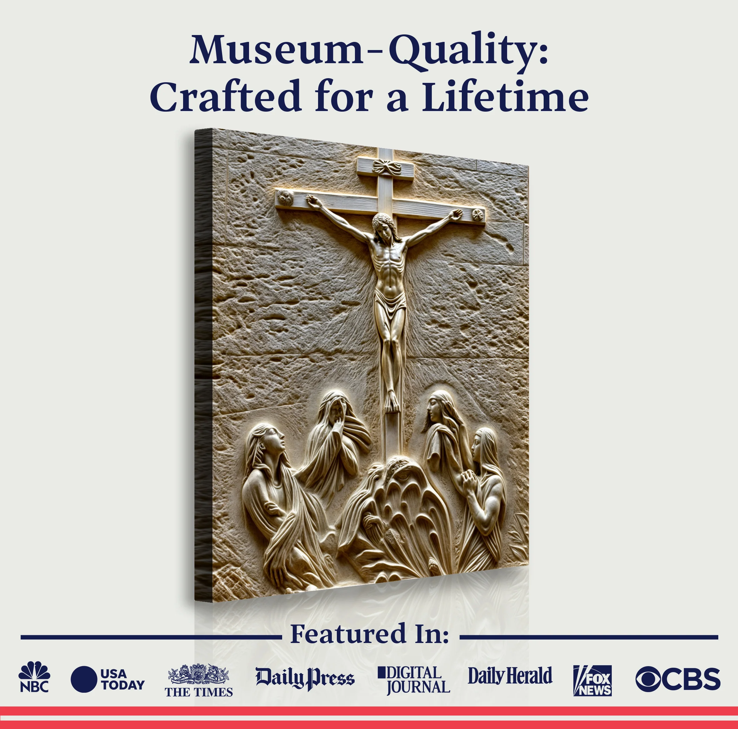 Three Cross Calvary Hill Wall Art - Image 6