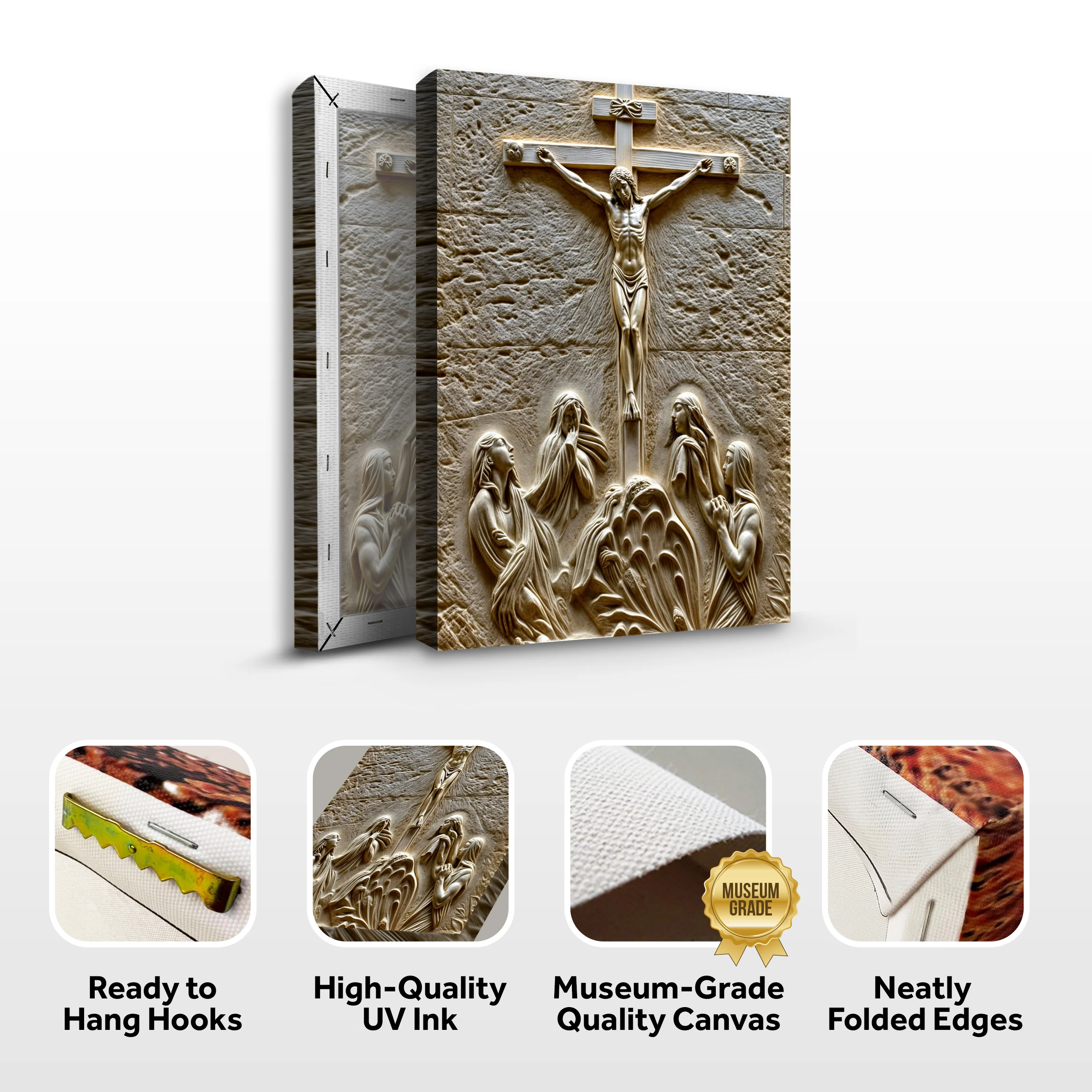 Three Cross Calvary Hill Wall Art - Image 8