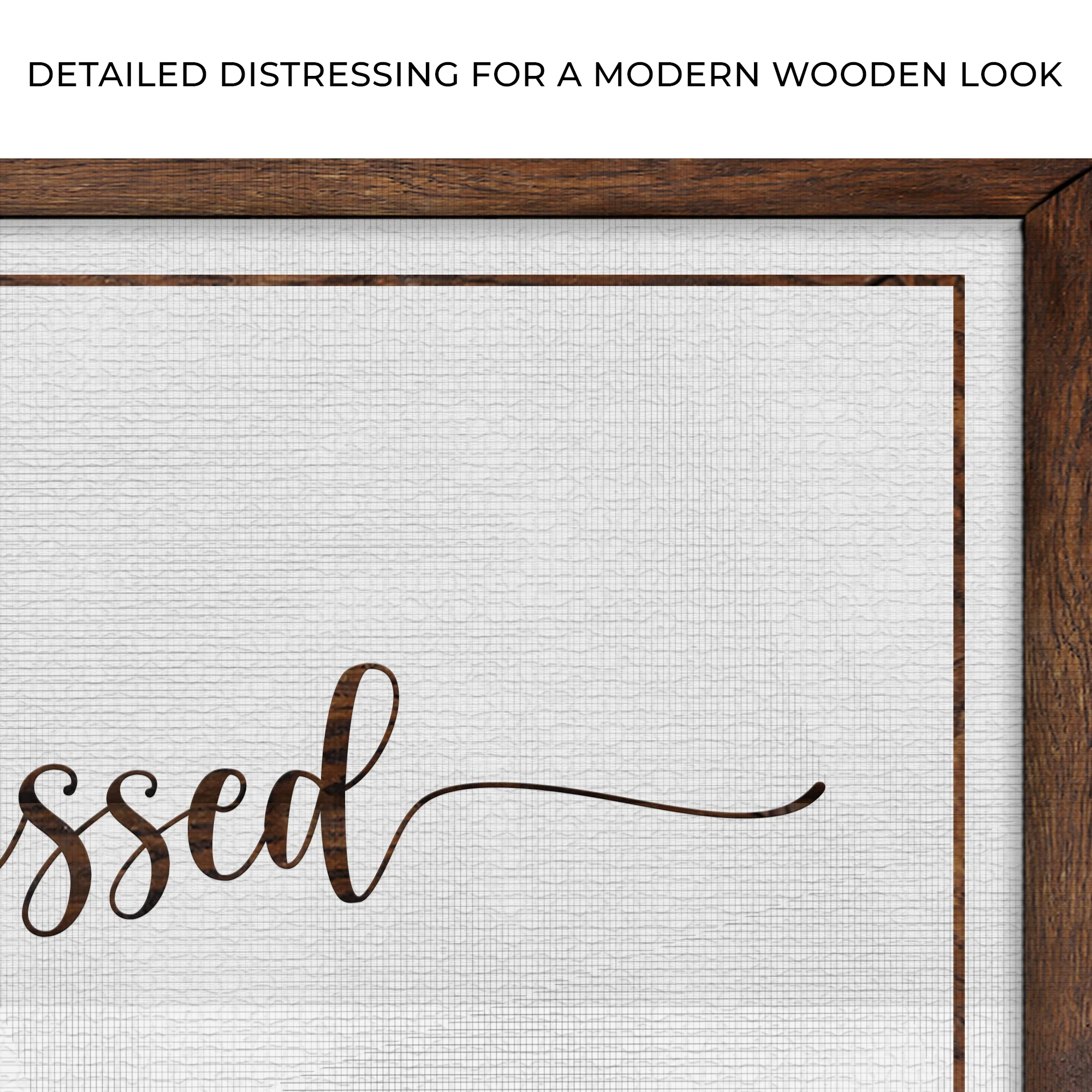 Too Blessed To Be Stressed Sign III - Image 4