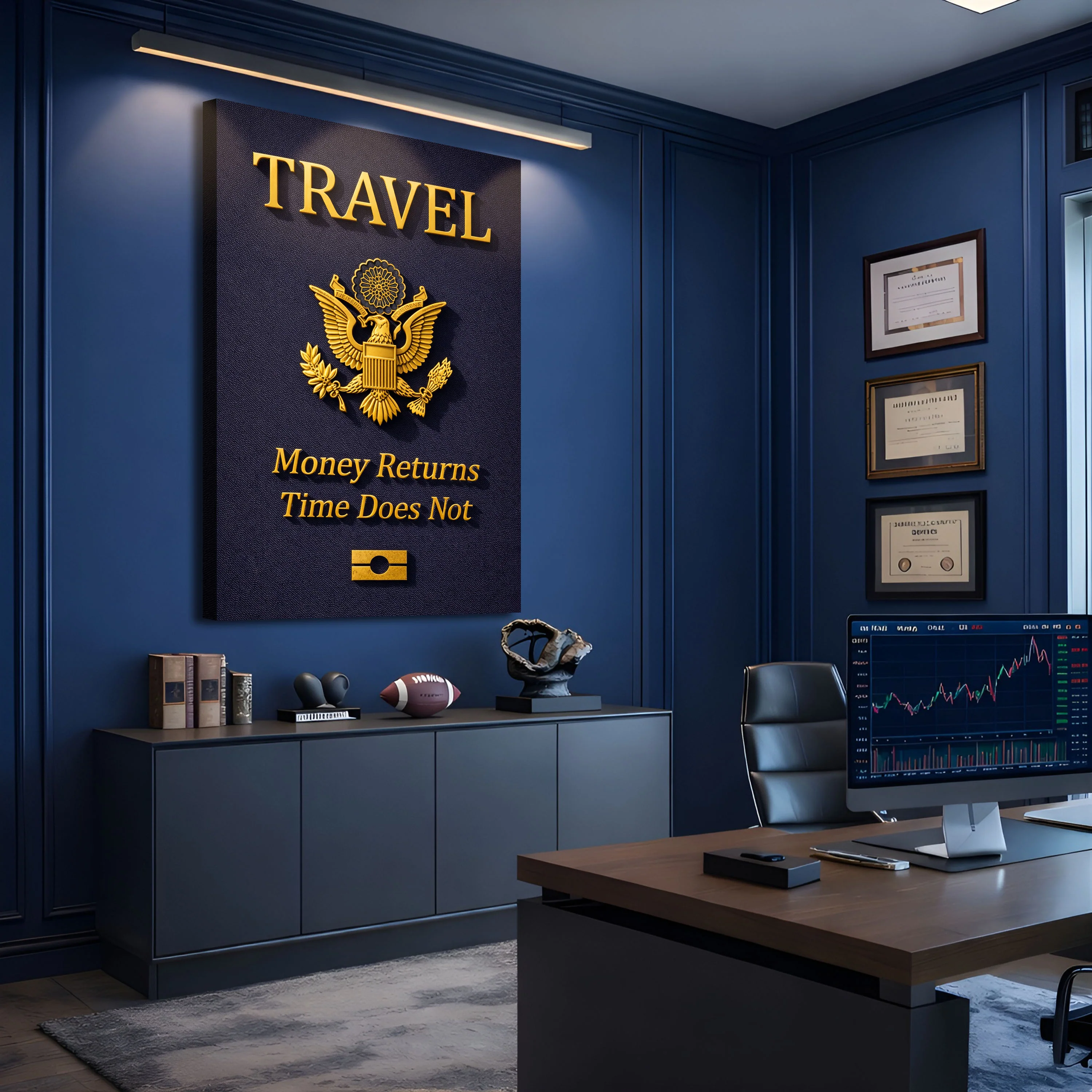 Travel Passport Wall Sign - Image 4