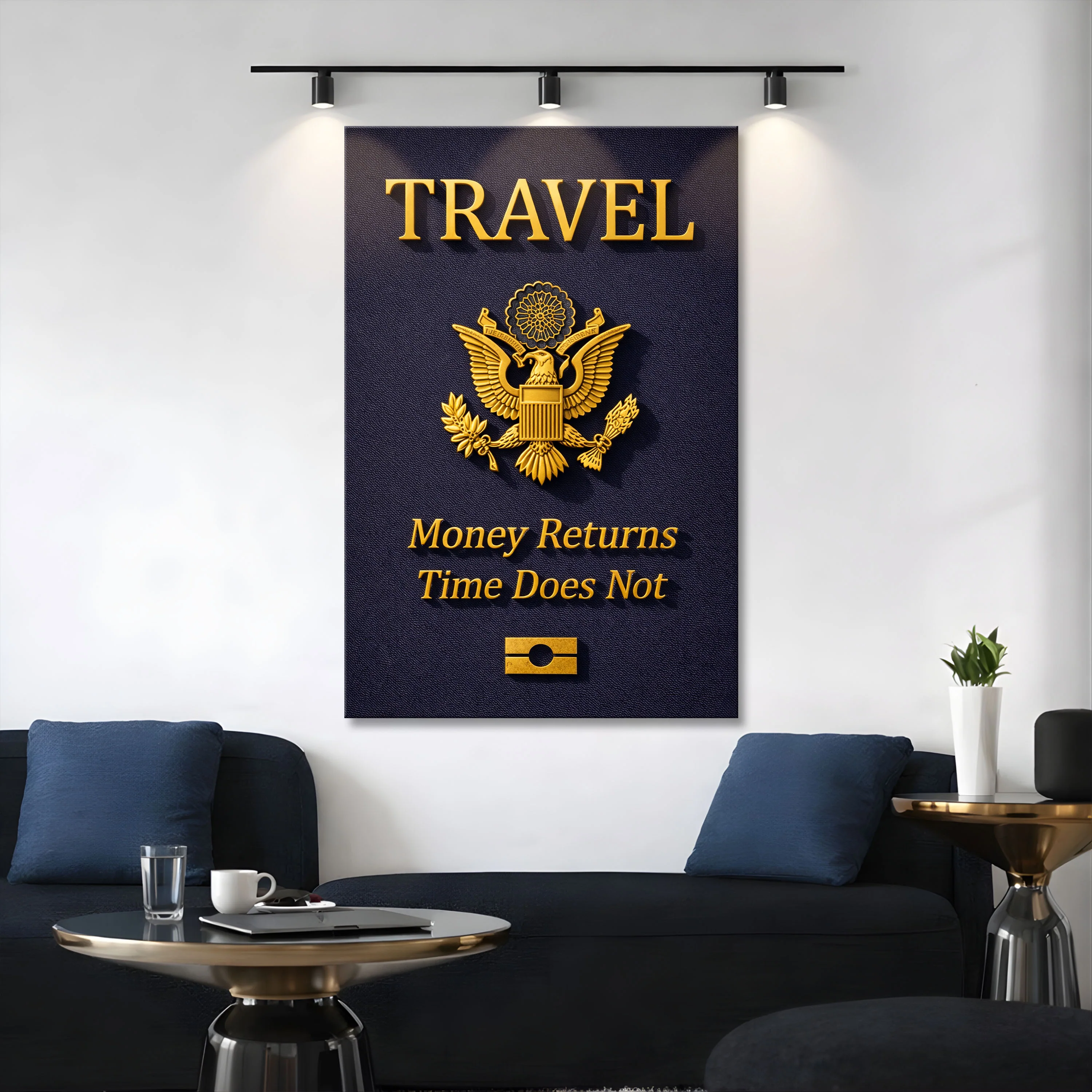 Travel Passport Wall Sign - Image 5