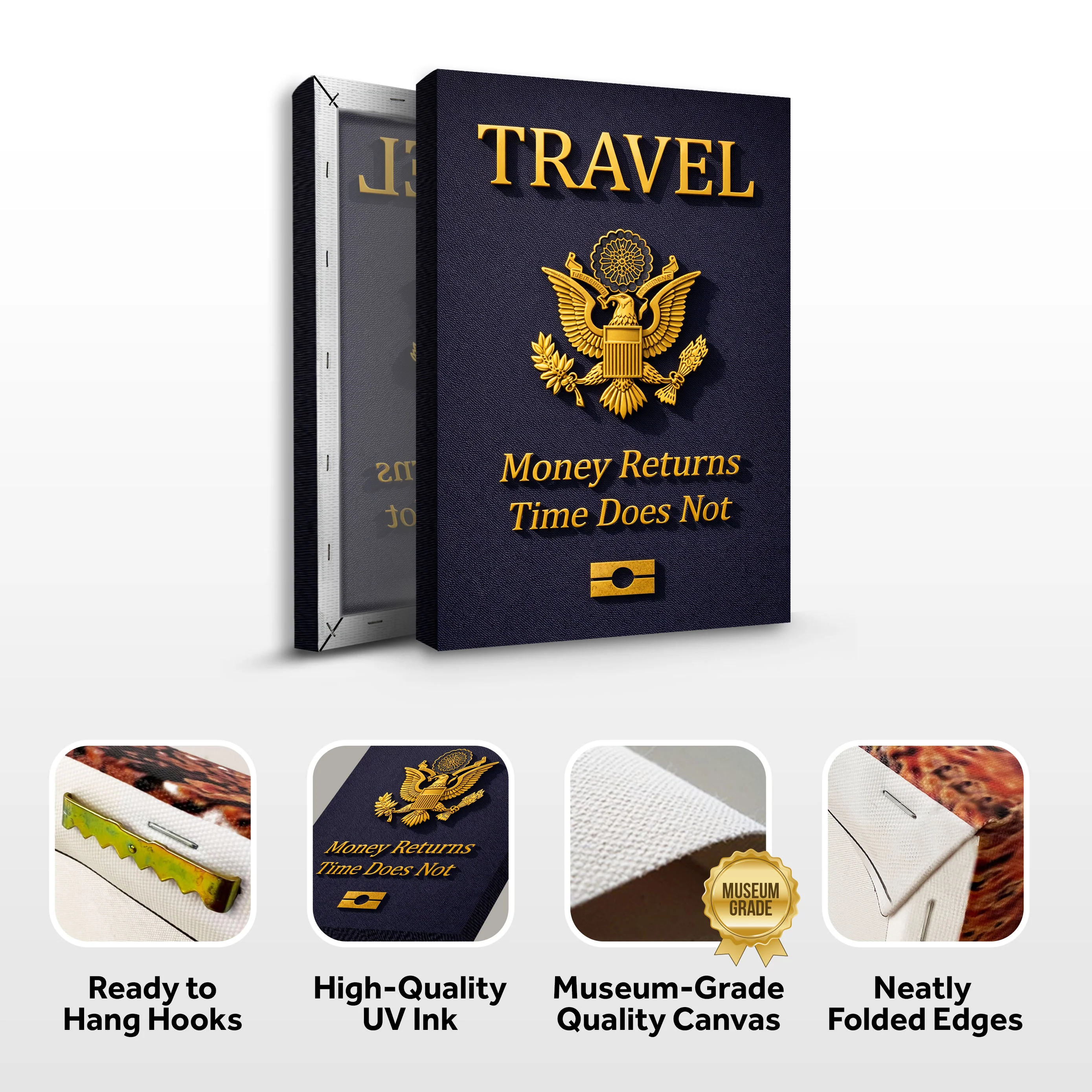 Travel Passport Wall Sign - Image 8