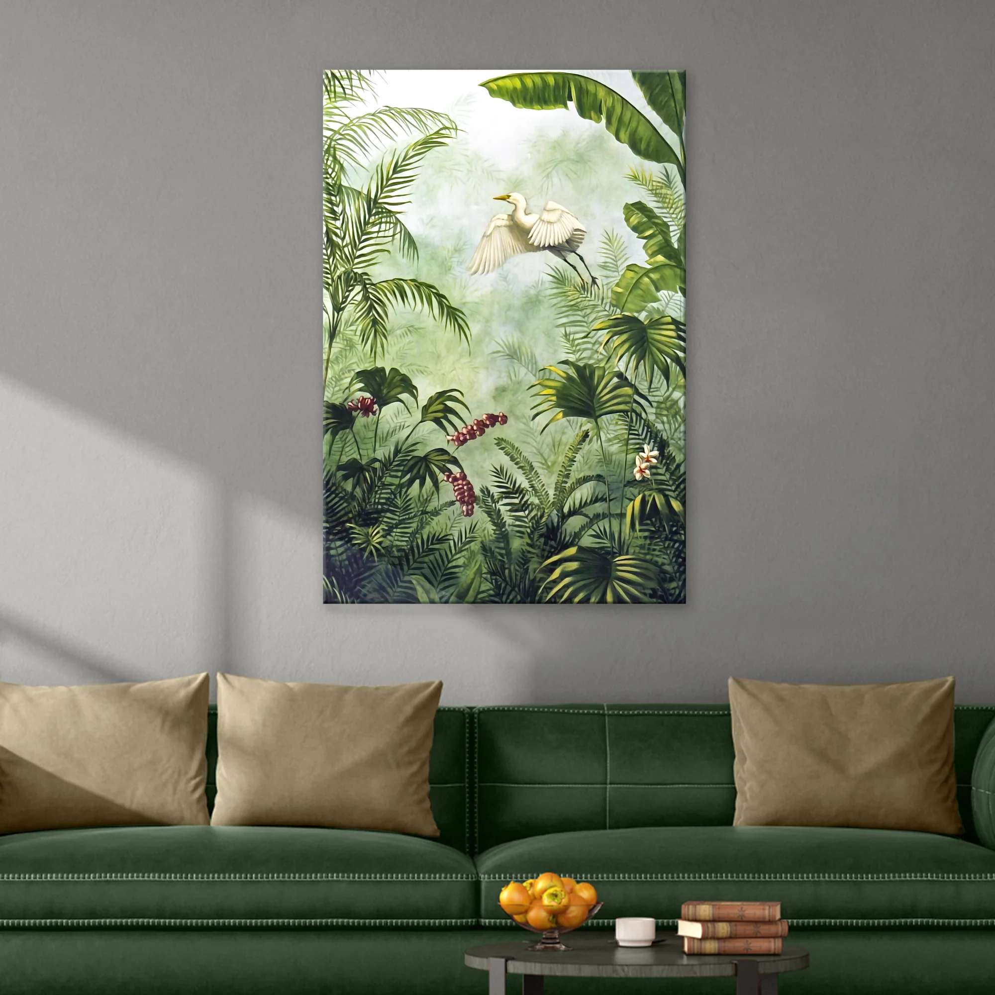 Tropical Rainforest Plants Canvas Wall Art - Image 3