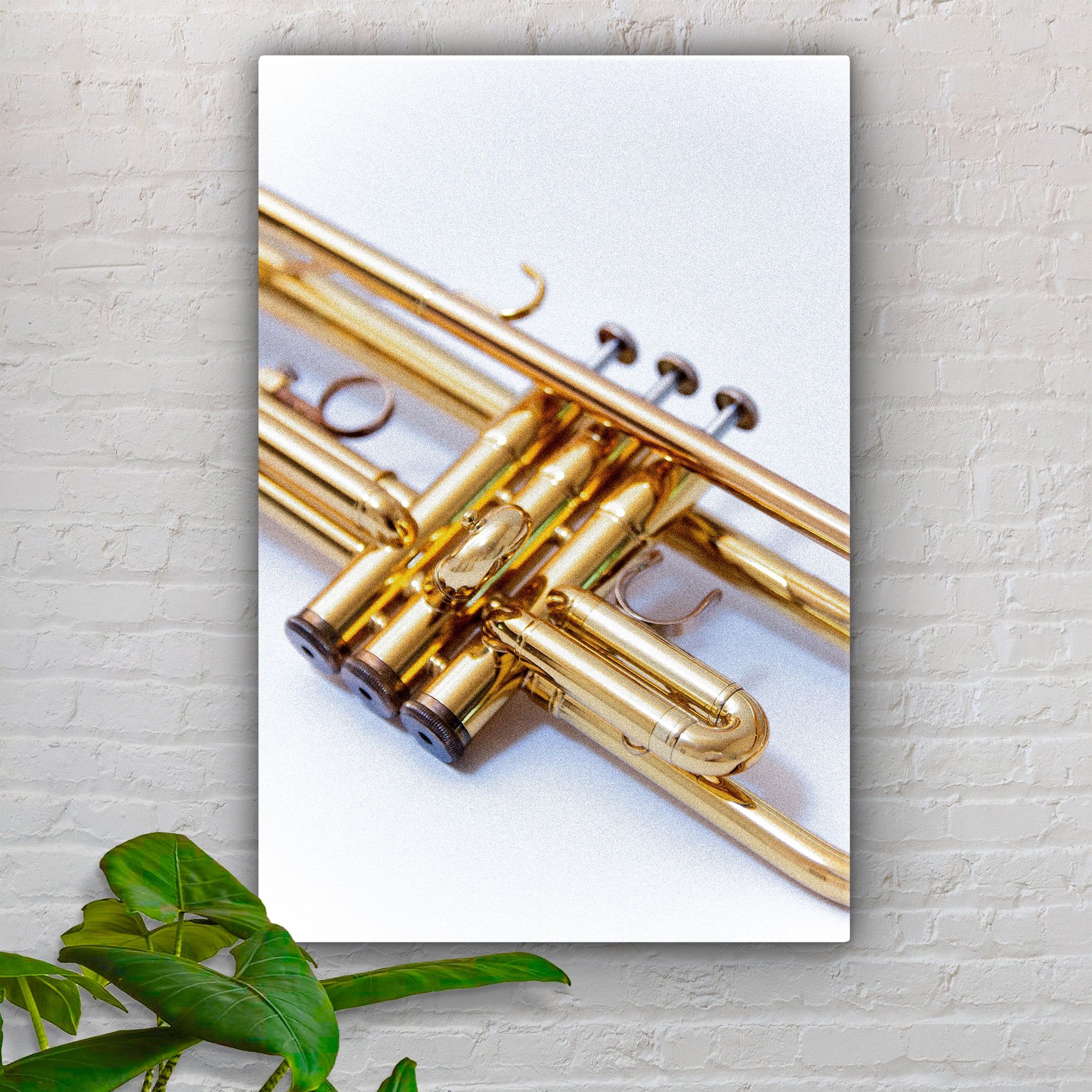 Trumpet Modern Canvas Wall Art - Image 3