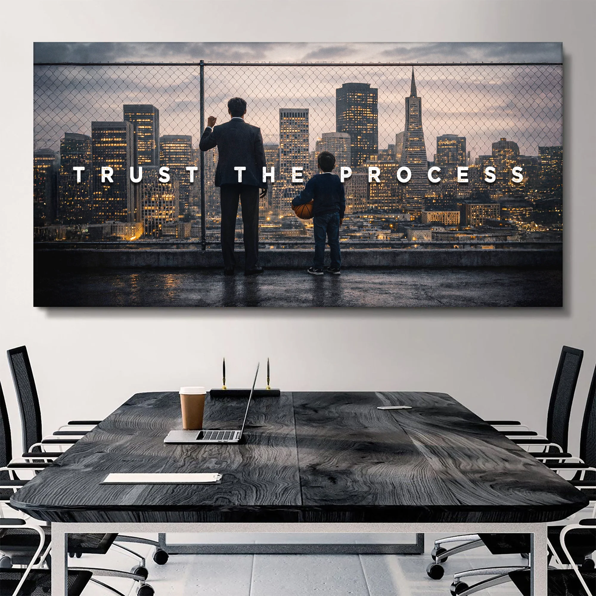Trust The Process Motivational Wall Sign - Image 3