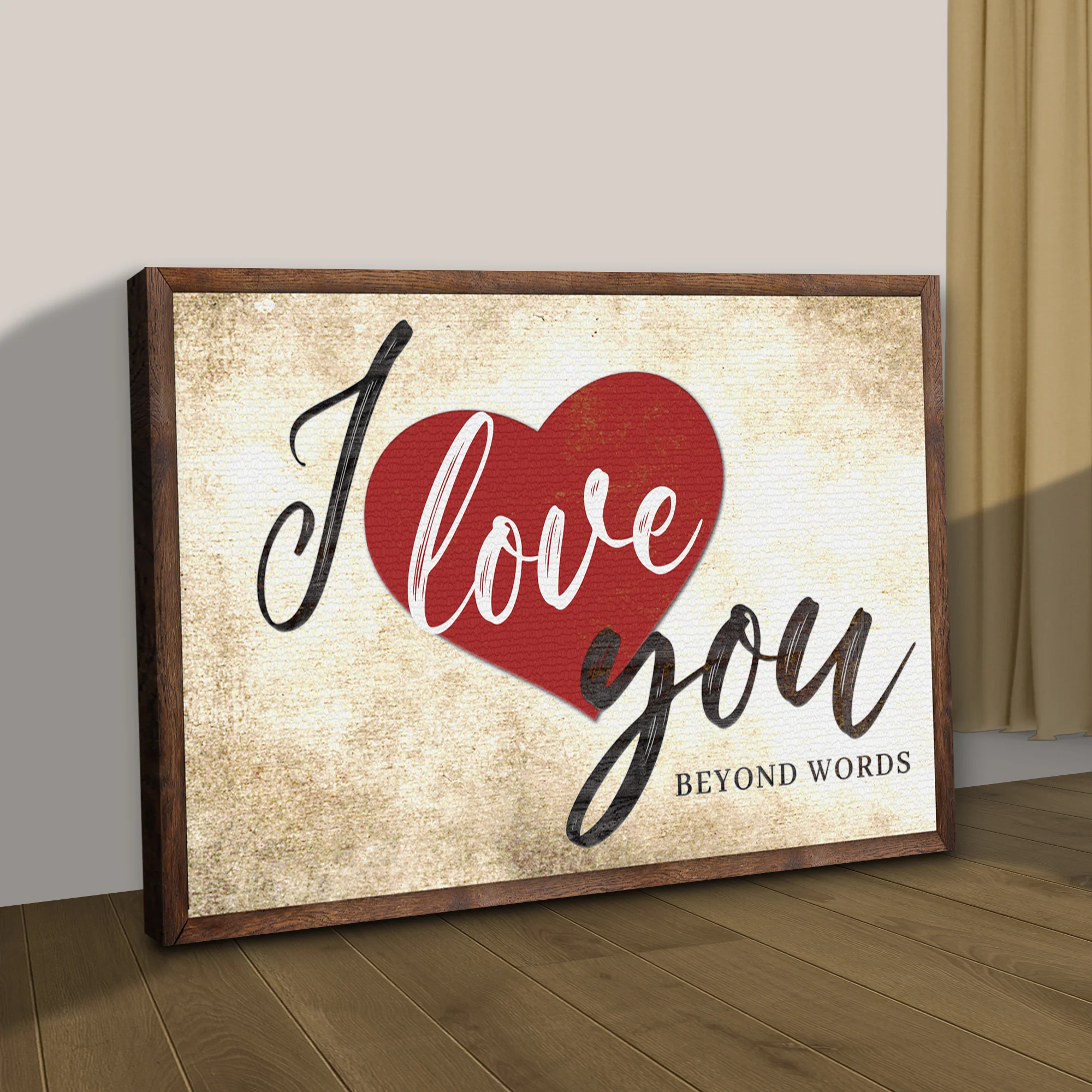 Valentine Beyond Words Sign - Image 3