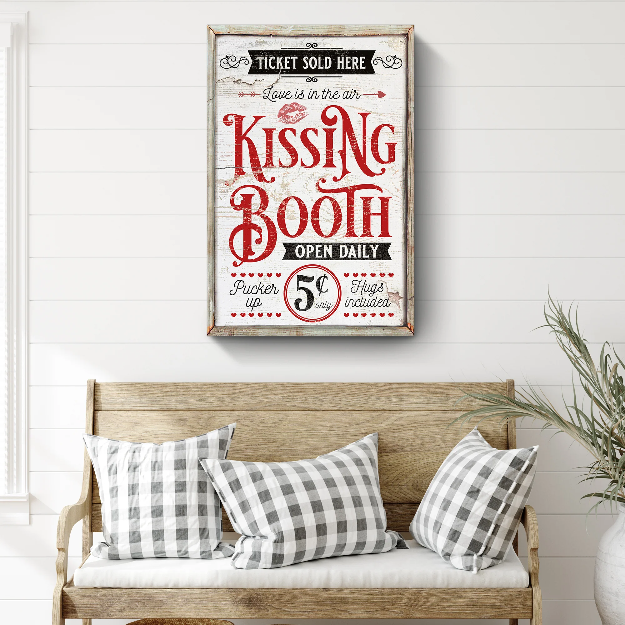 Valentines Day Kissing Booth Sign III - Image 3