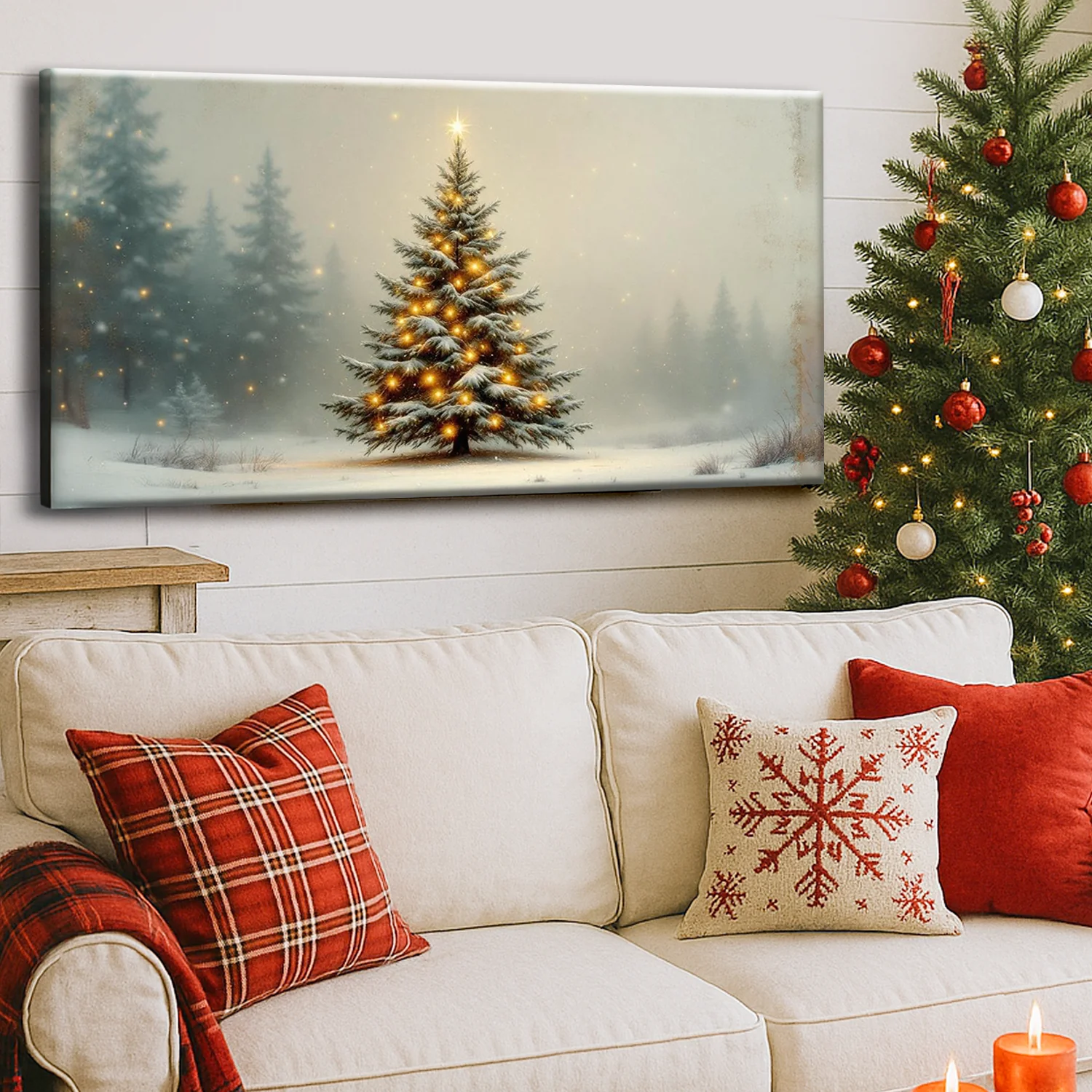 Vintage Christmas Tree Wall Art XI - Image 5