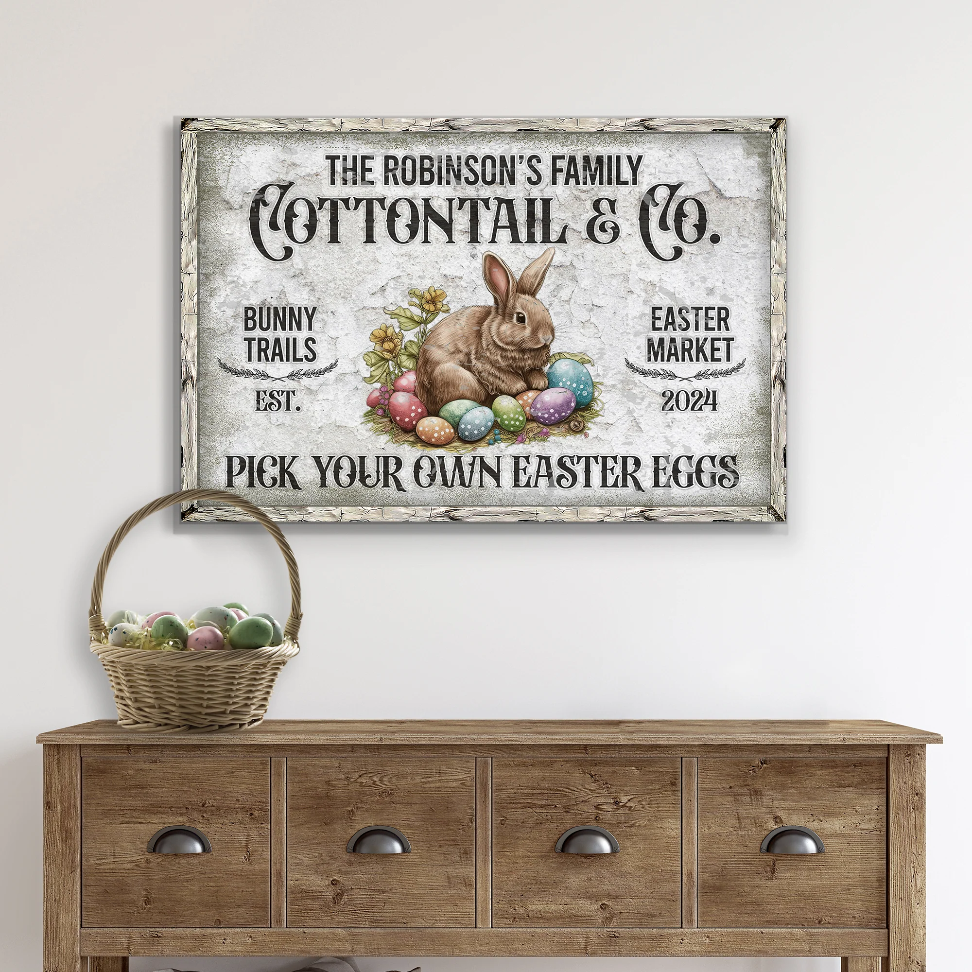 Vintage Easter Sign - Image 3