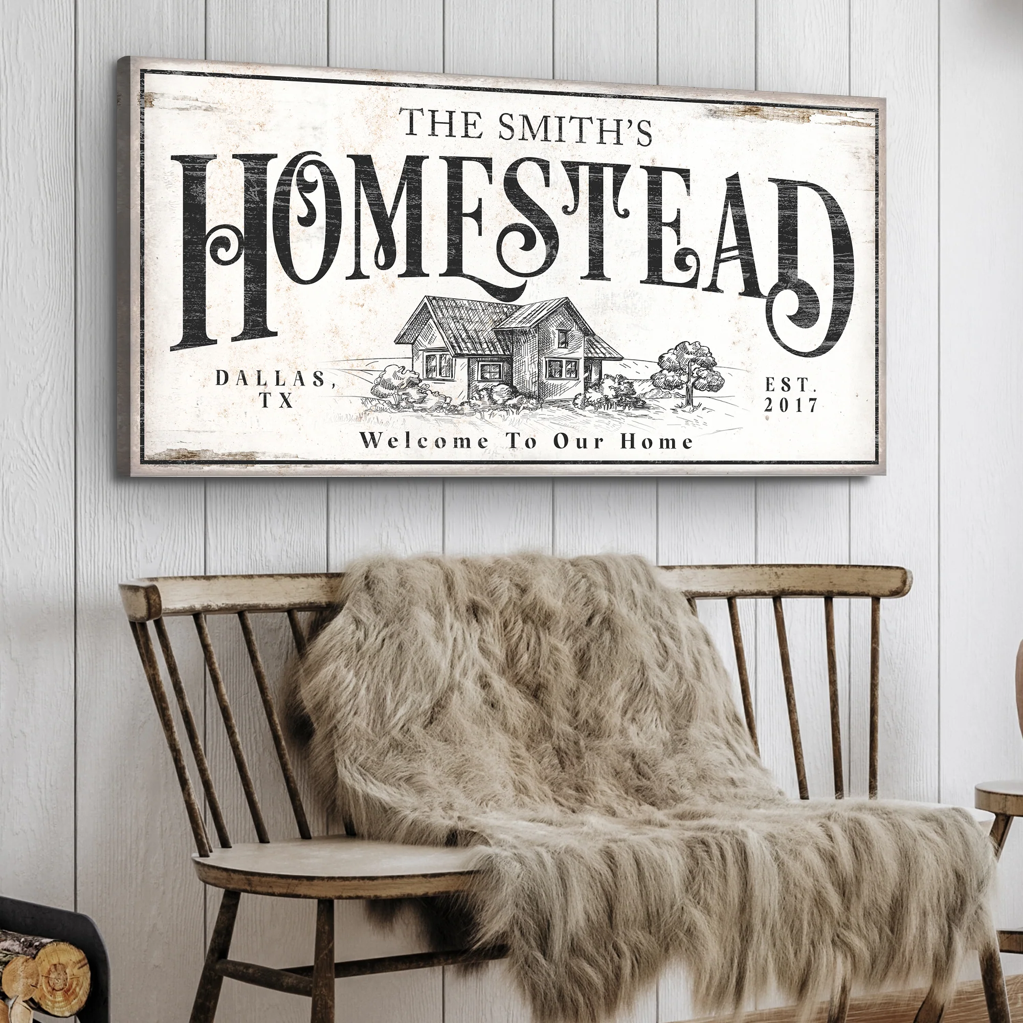 Vintage Homestead Sign II - Image 3