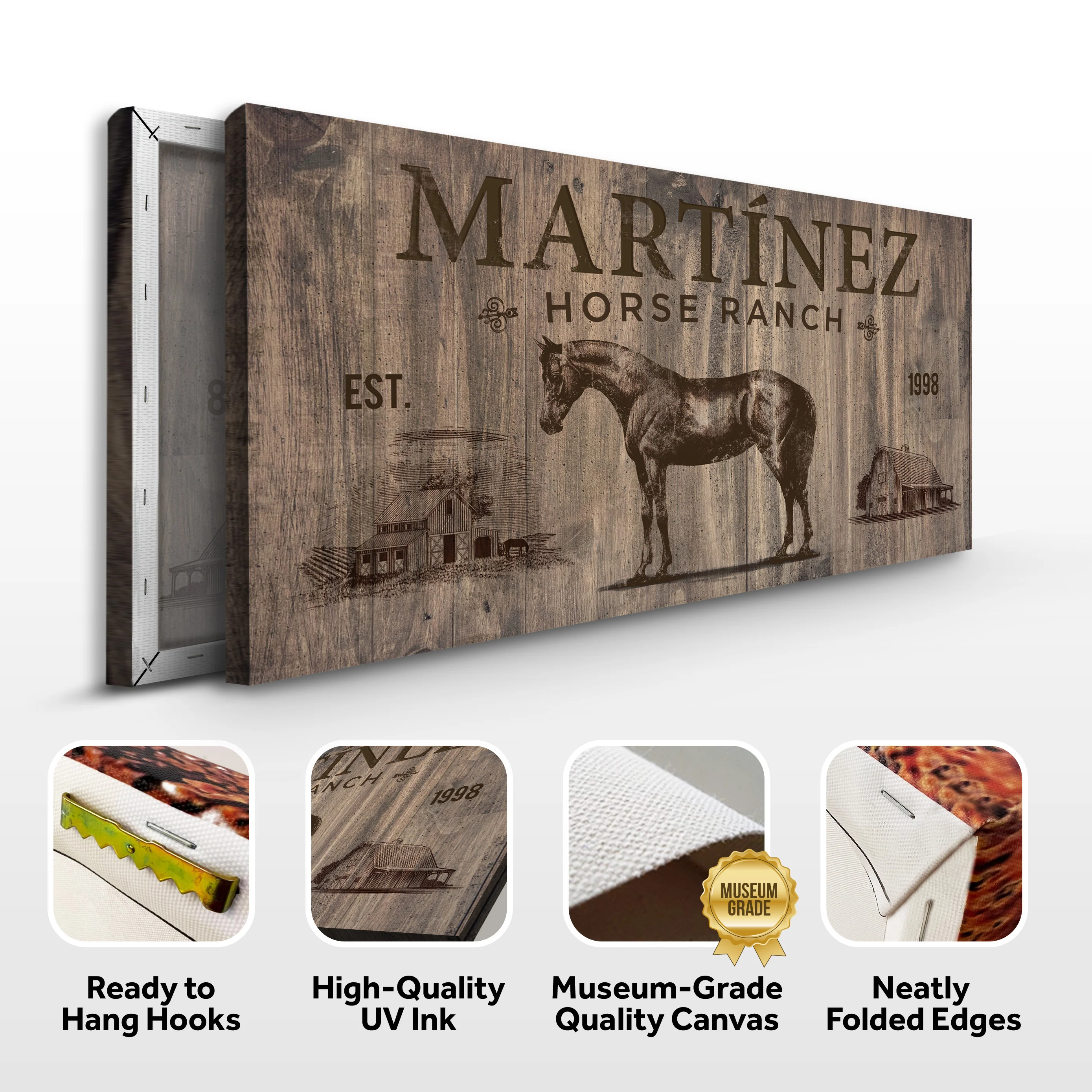 Vintage Horse Ranch Sign V - Image 4