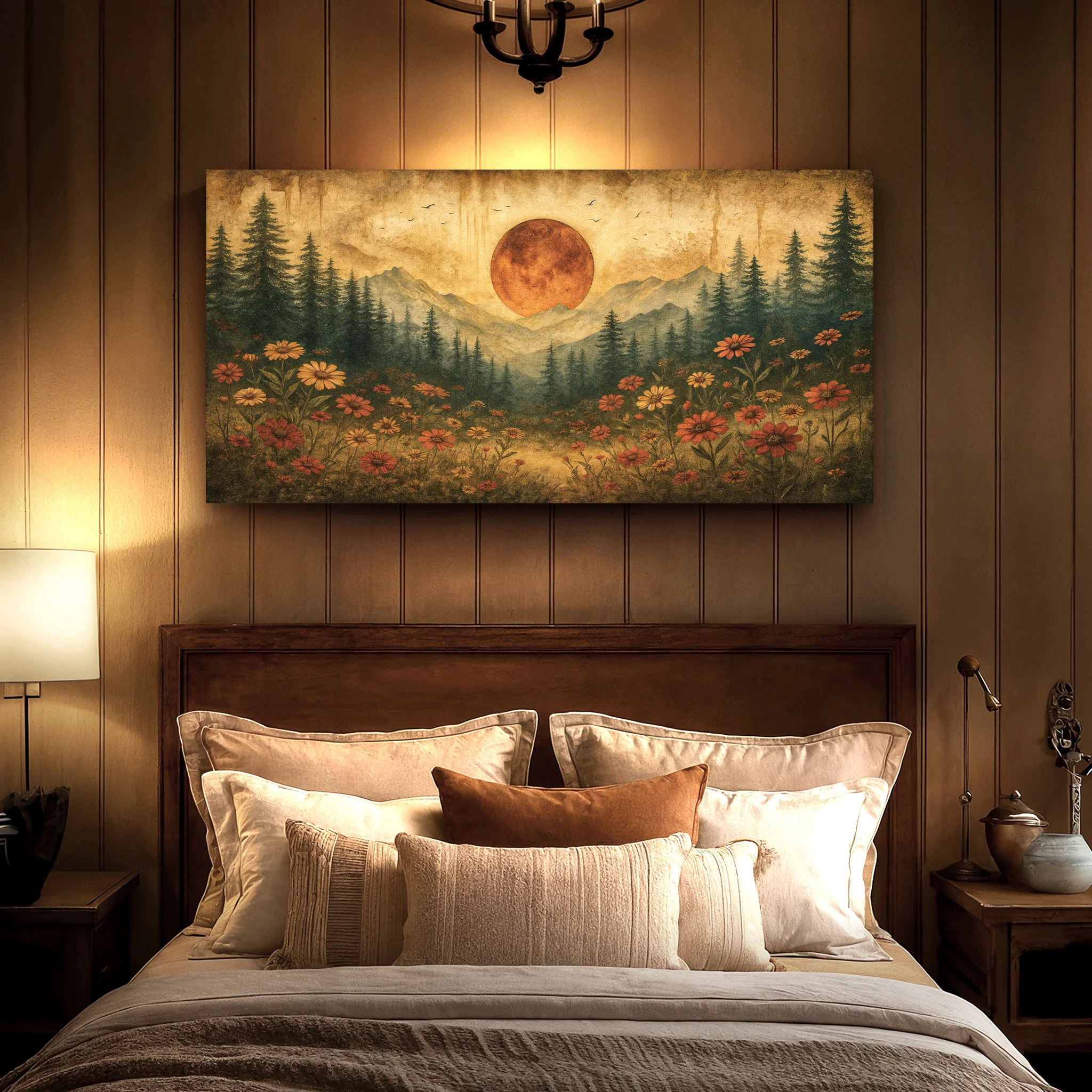 Vintage Wildflowers Wall Art III - Image 2