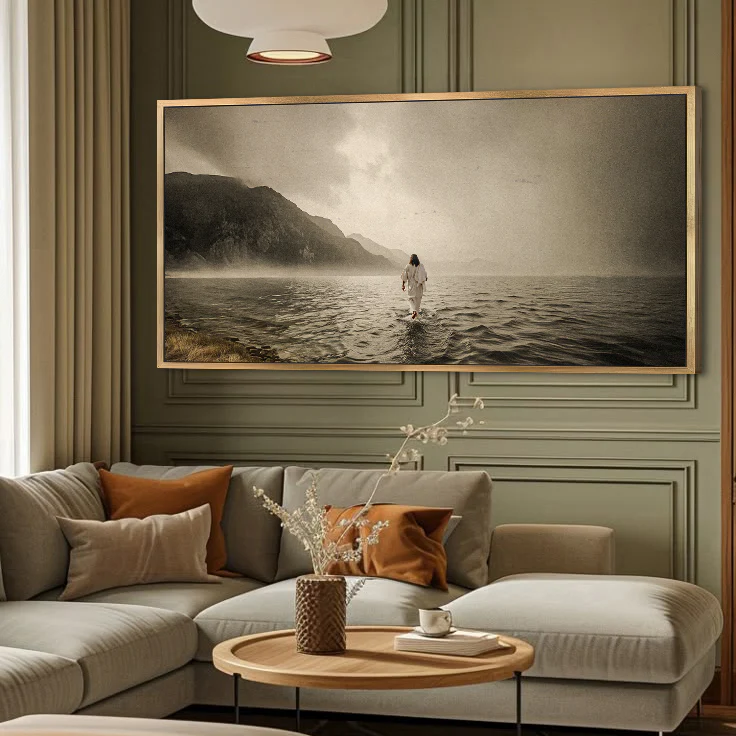 Walking On Water - Faith Wall Art V - Image 2