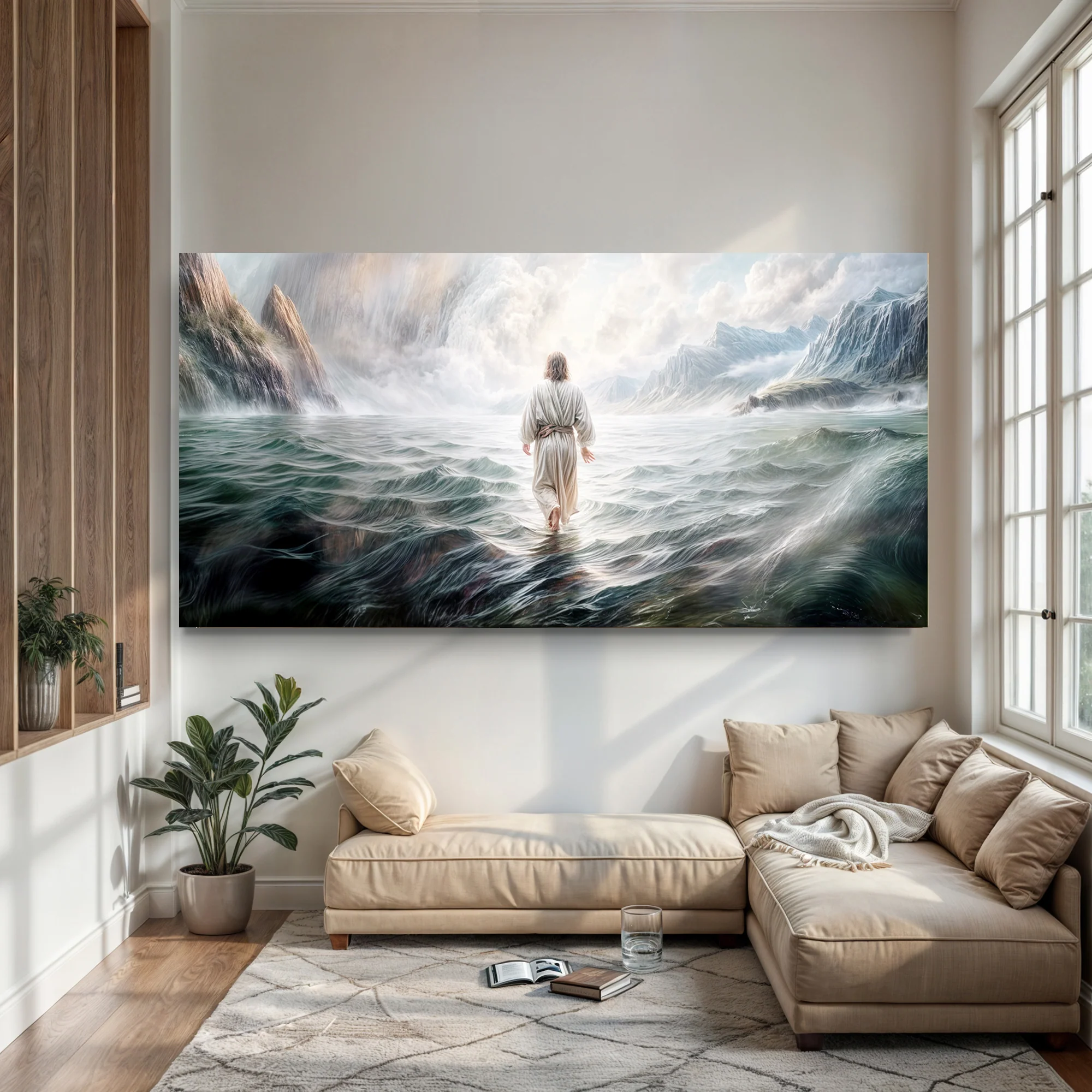 Walking on Water - Faith Wall Art VII - Image 4