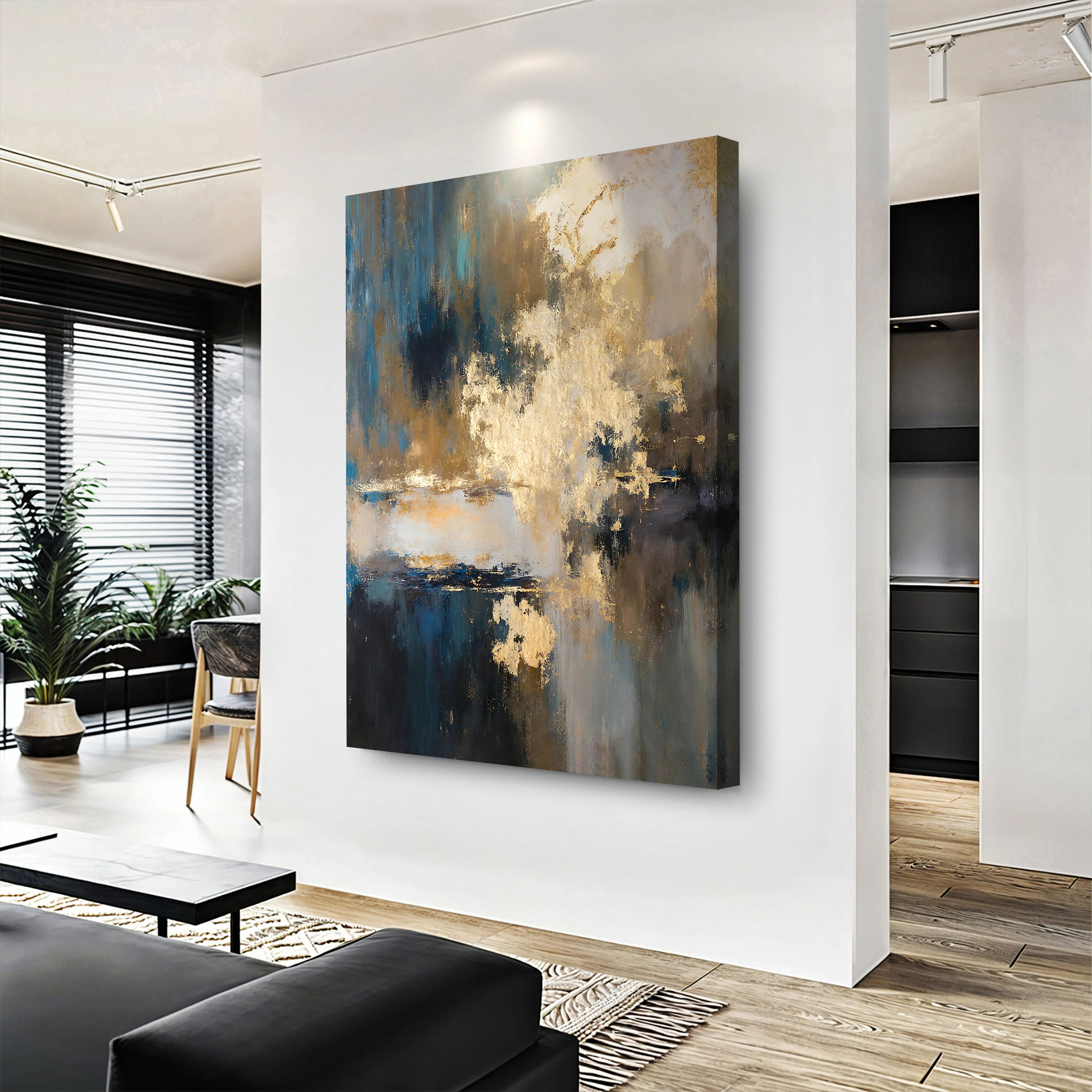 Warm Metallic Modern Wall Art II - Image 3
