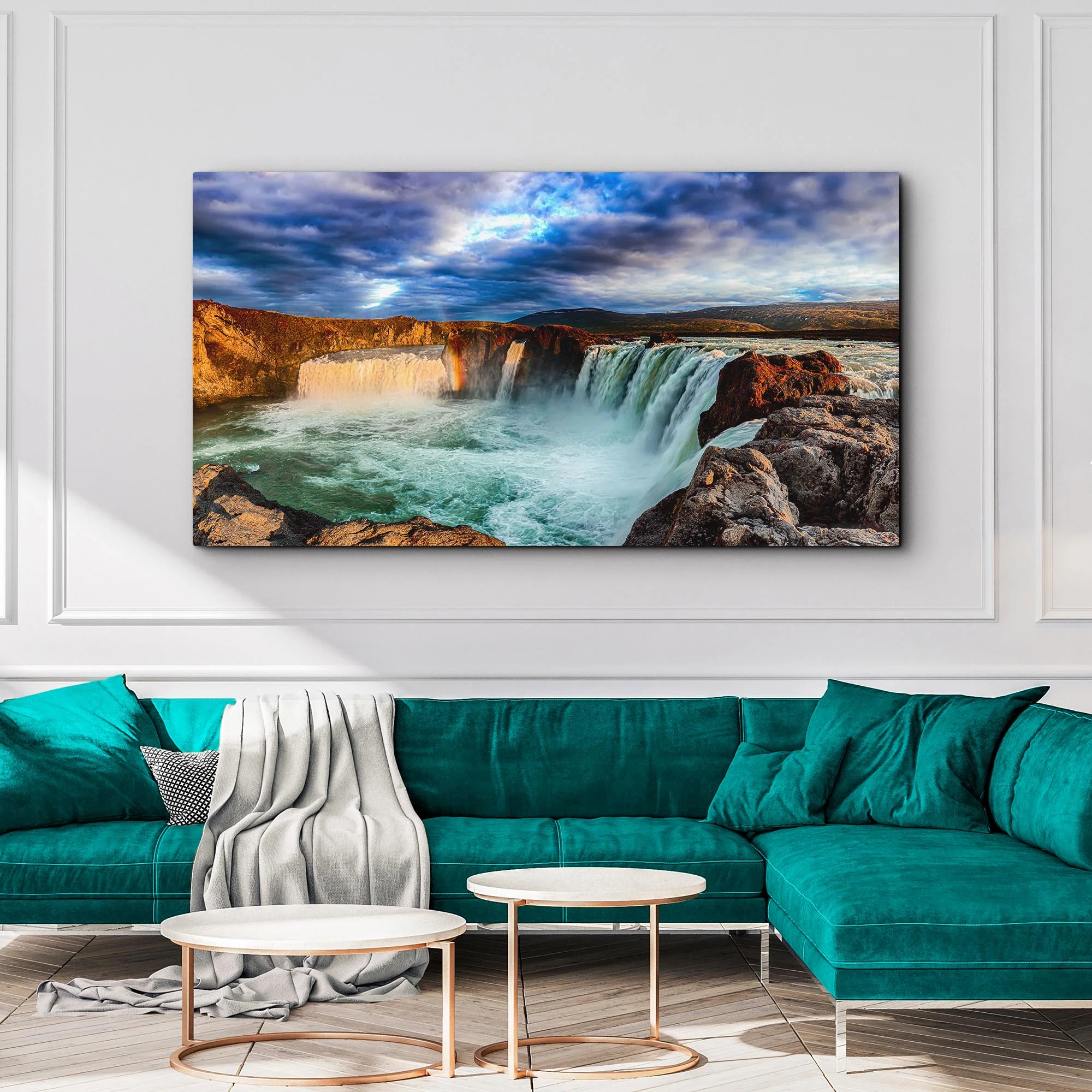 Waterfalls Canvas Wall Art - Image 3
