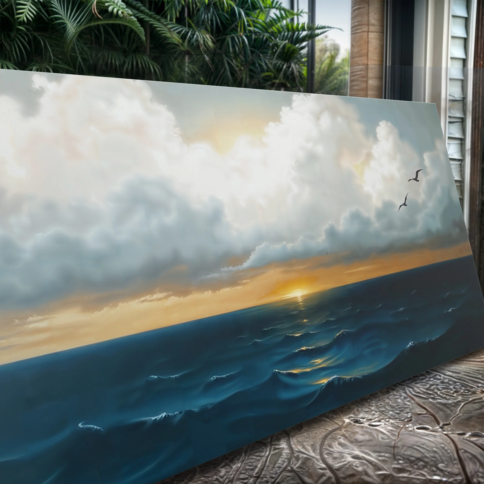 Waterscape Abstract Wall Art II - Image 5