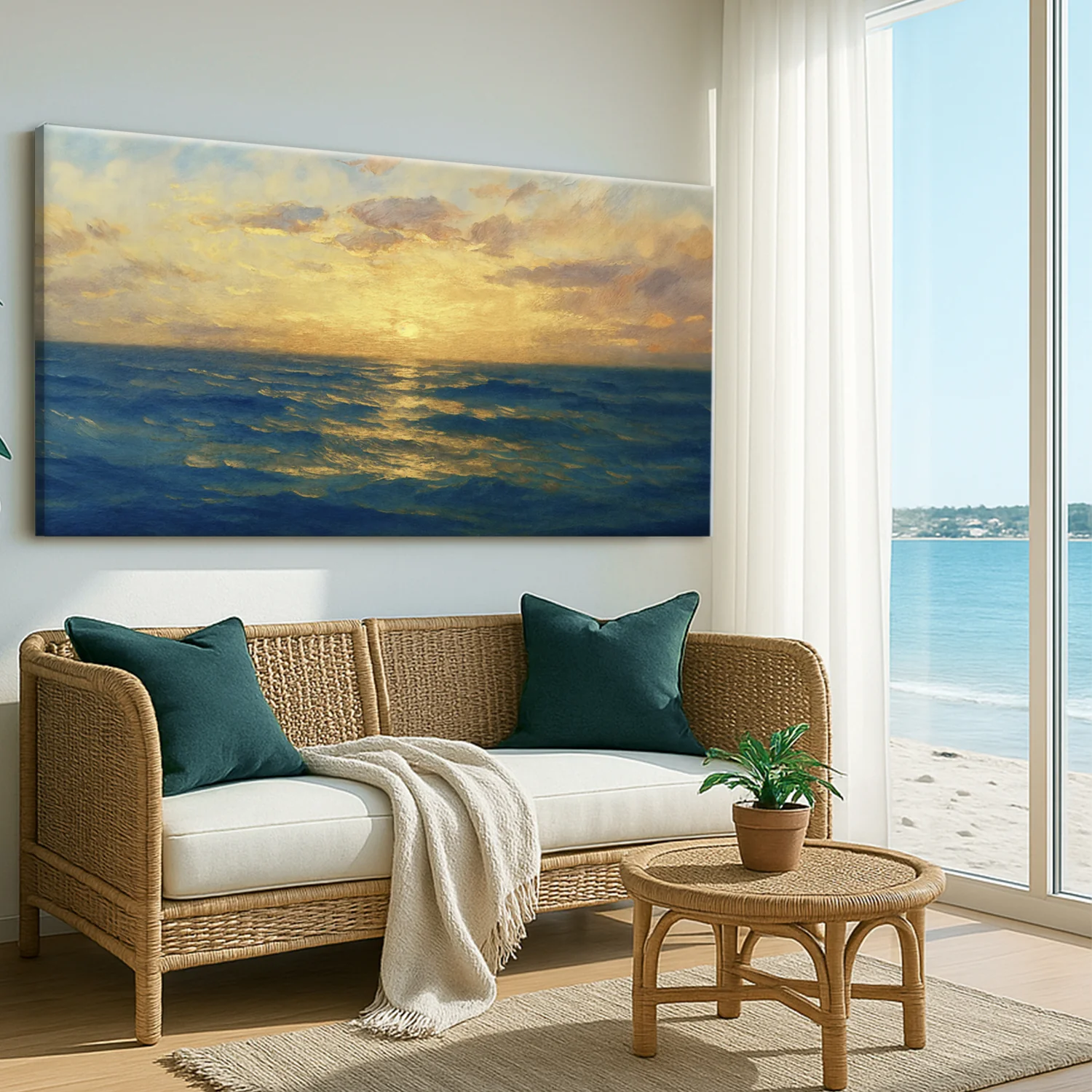 Waterscape Abstract Wall Art VII - Image 3