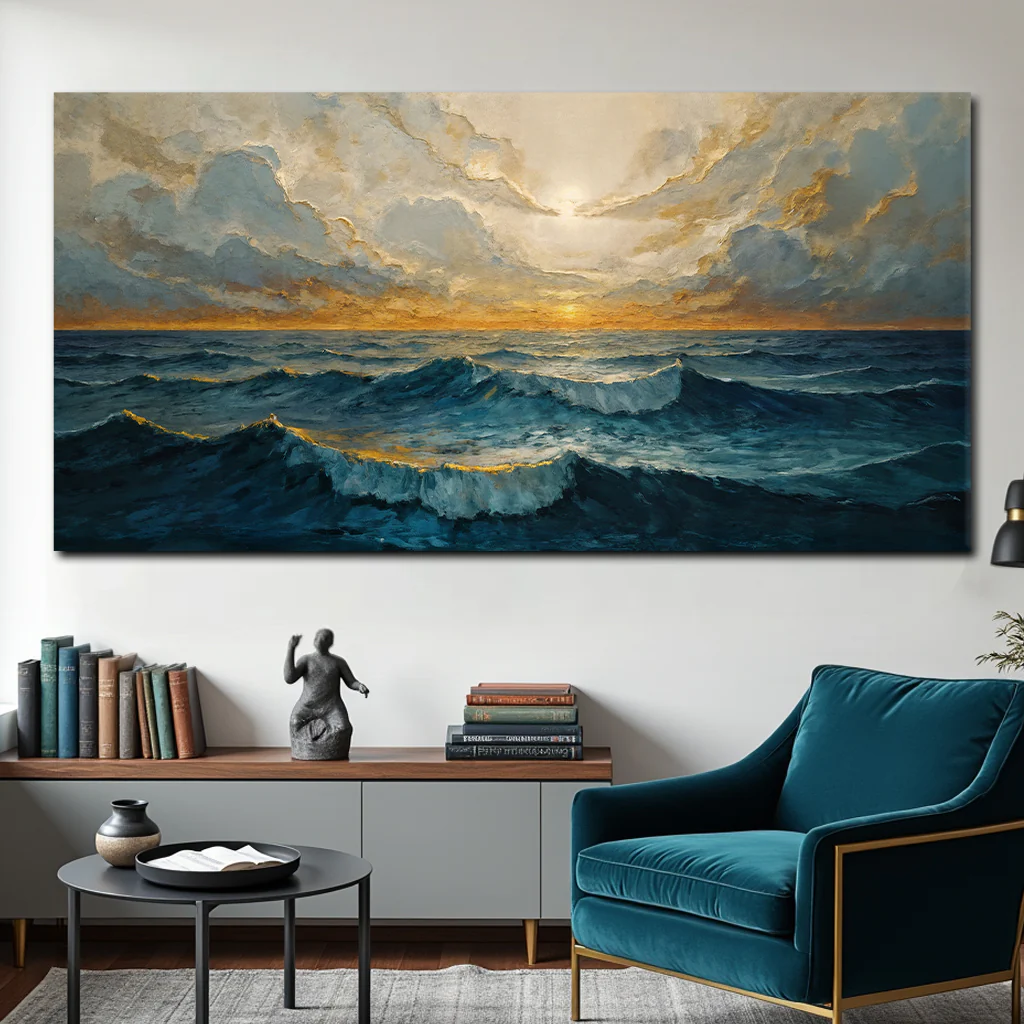 Waterscape Abstract Wall Art XI