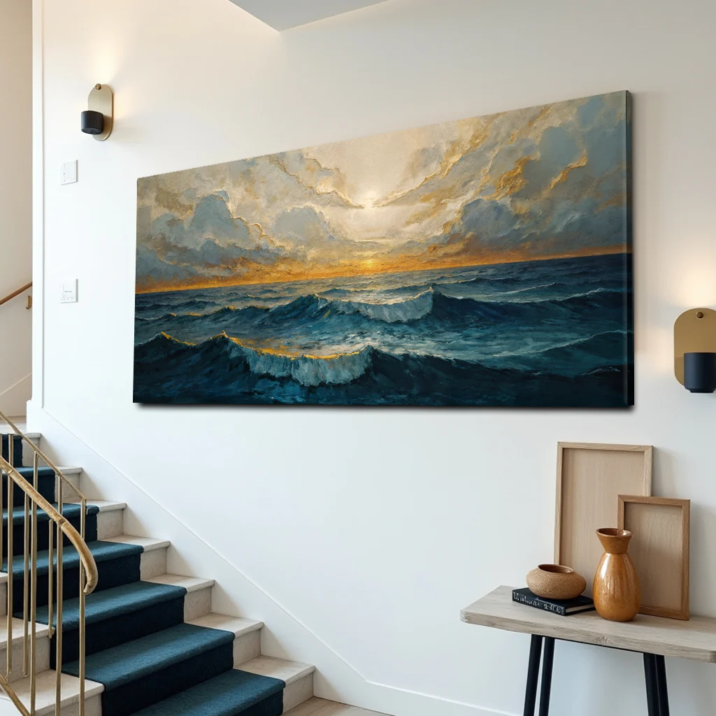 Waterscape Abstract Wall Art XI - Image 2