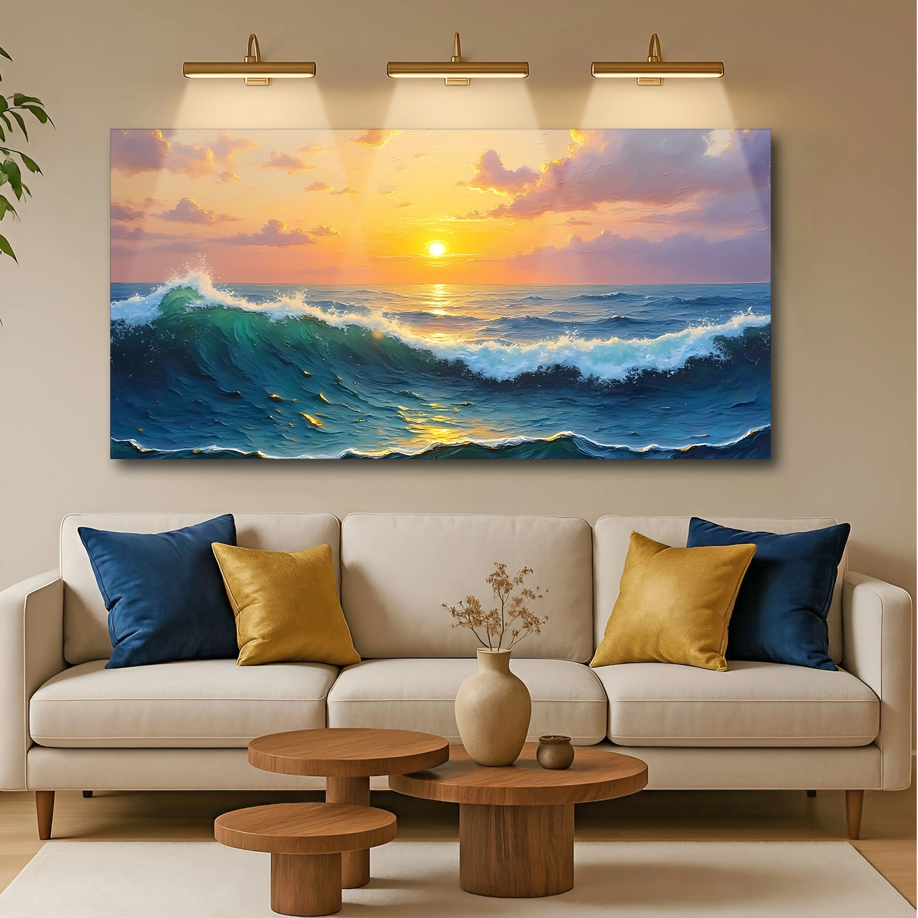 Waterscape Abstract Wall Art XII - Image 3