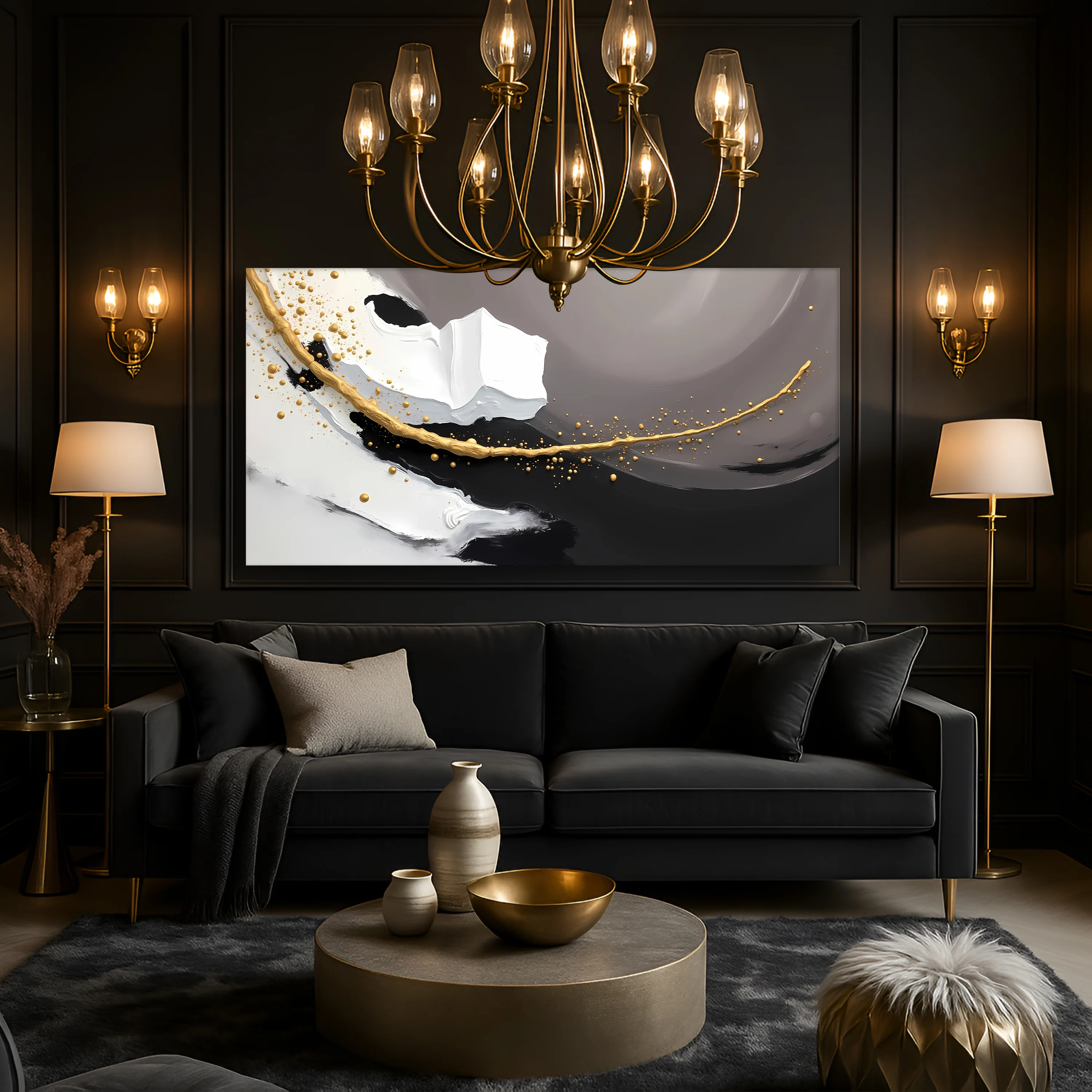 Wave Abstract Wall Art - Image 4