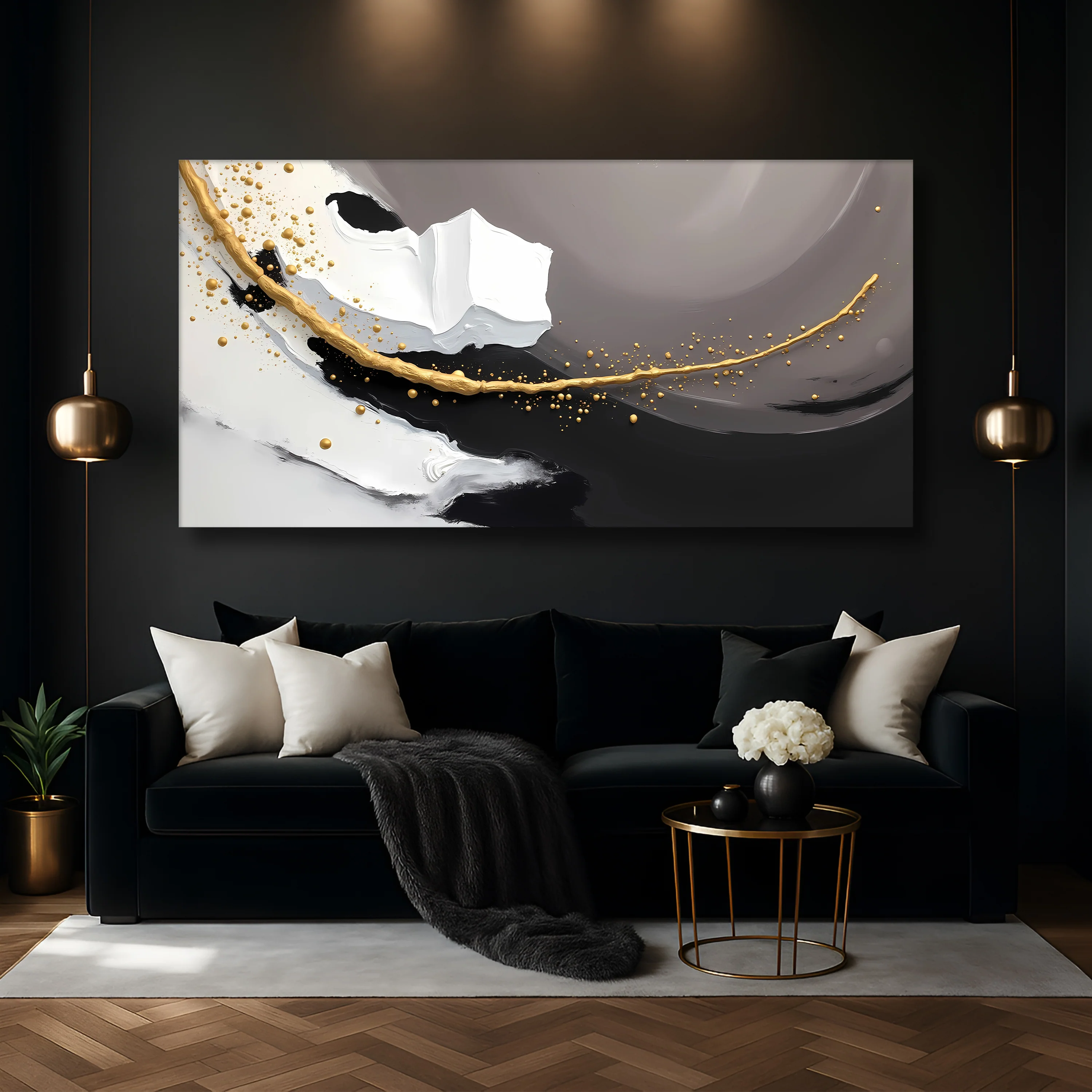Wave Abstract Wall Art - Image 5