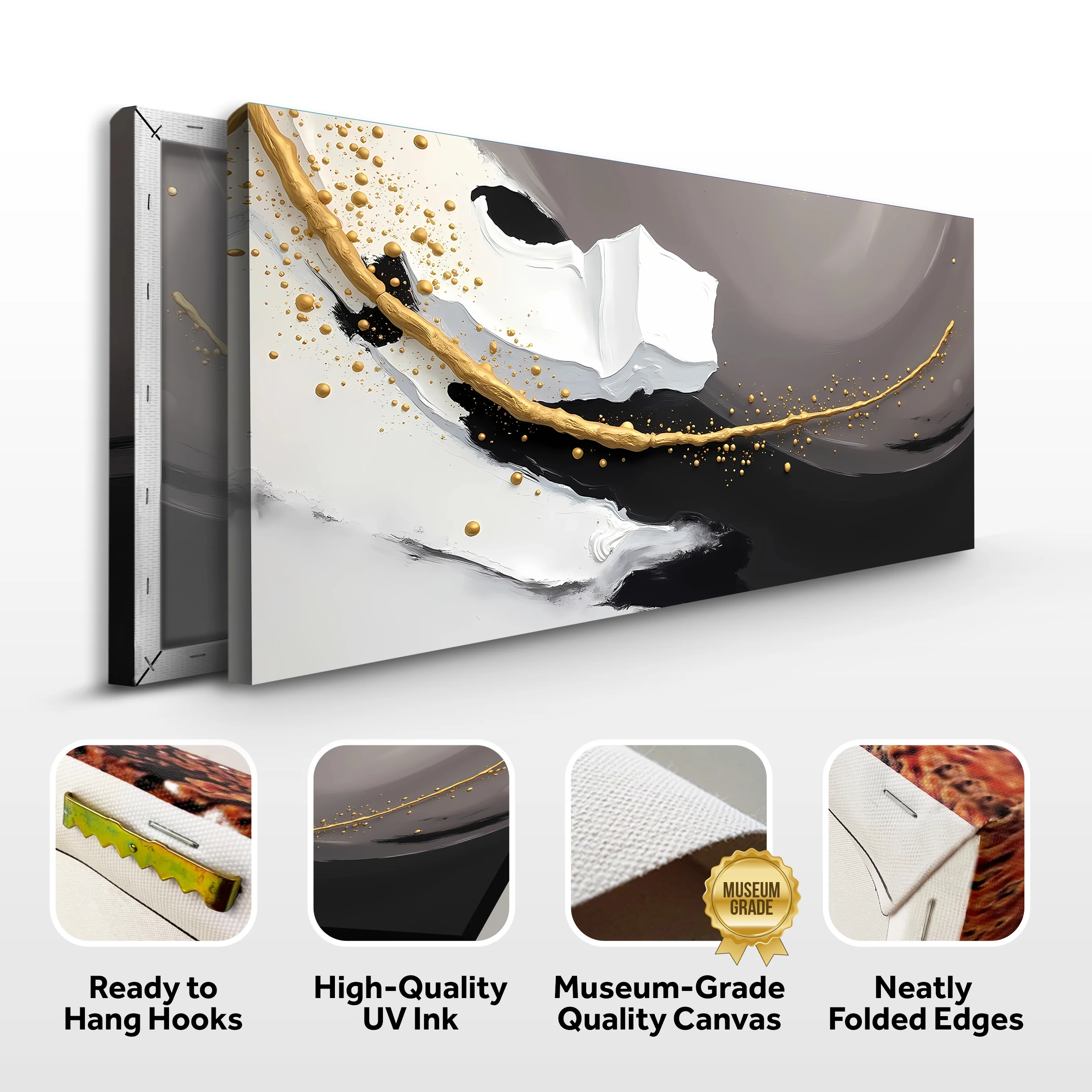 Wave Abstract Wall Art - Image 8