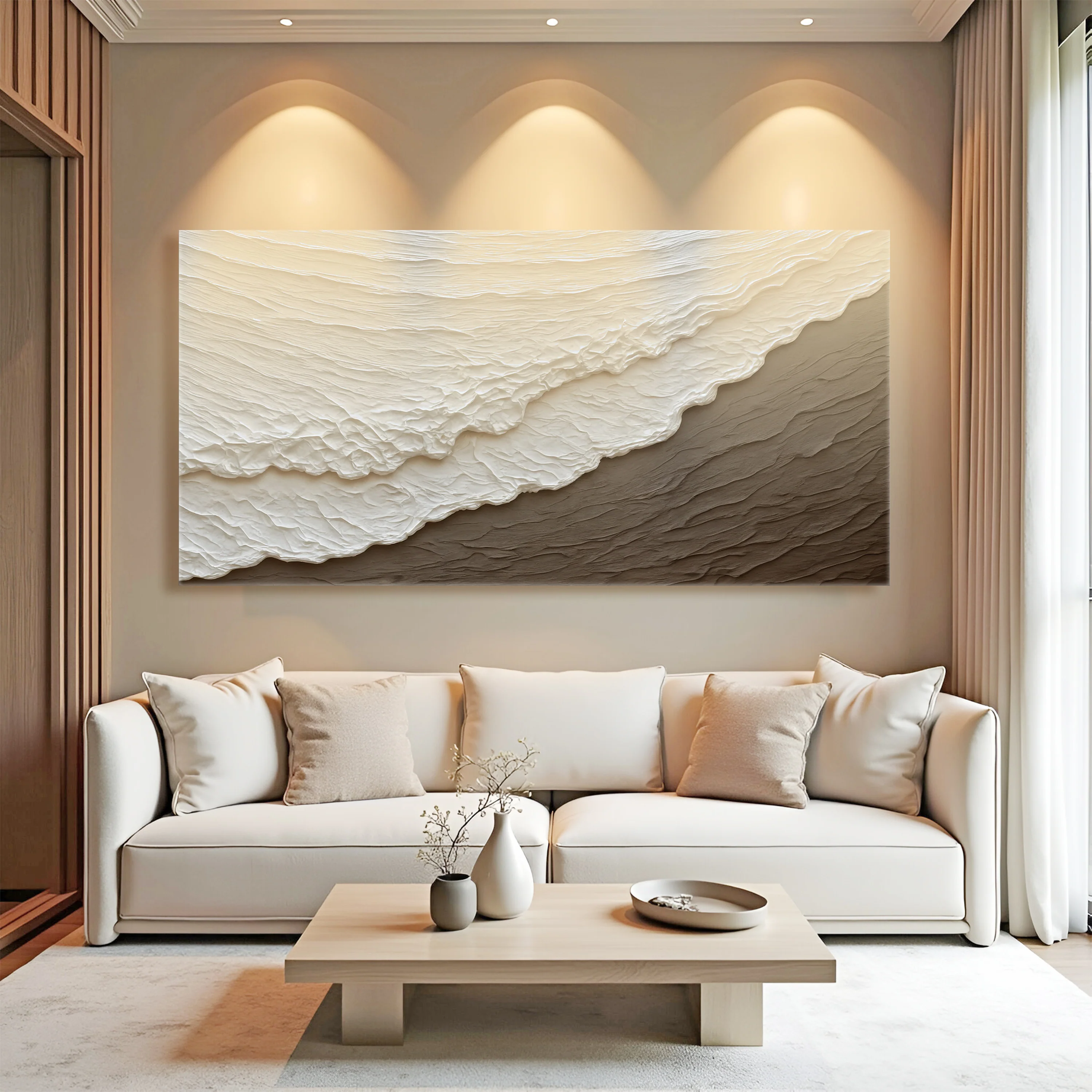 Waves Abstract Wall Art - Image 4