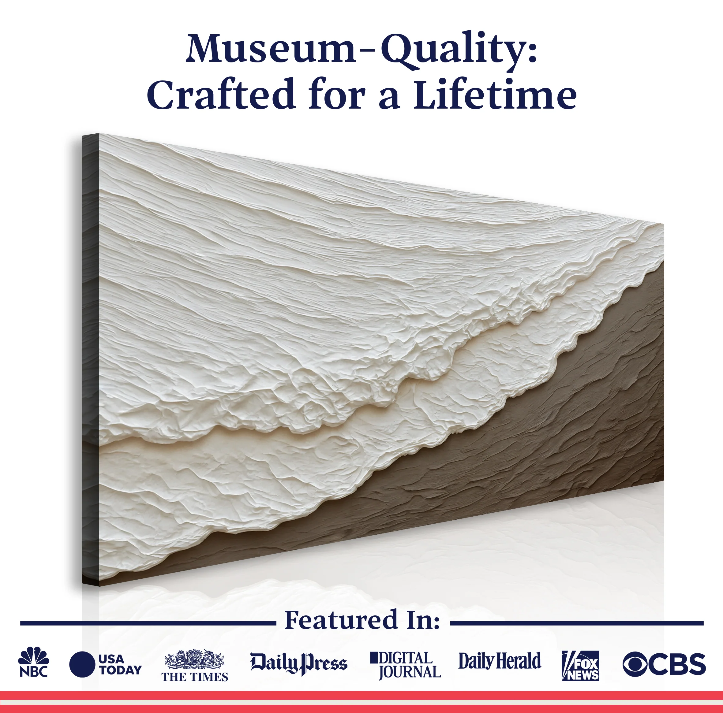 Waves Abstract Wall Art - Image 6