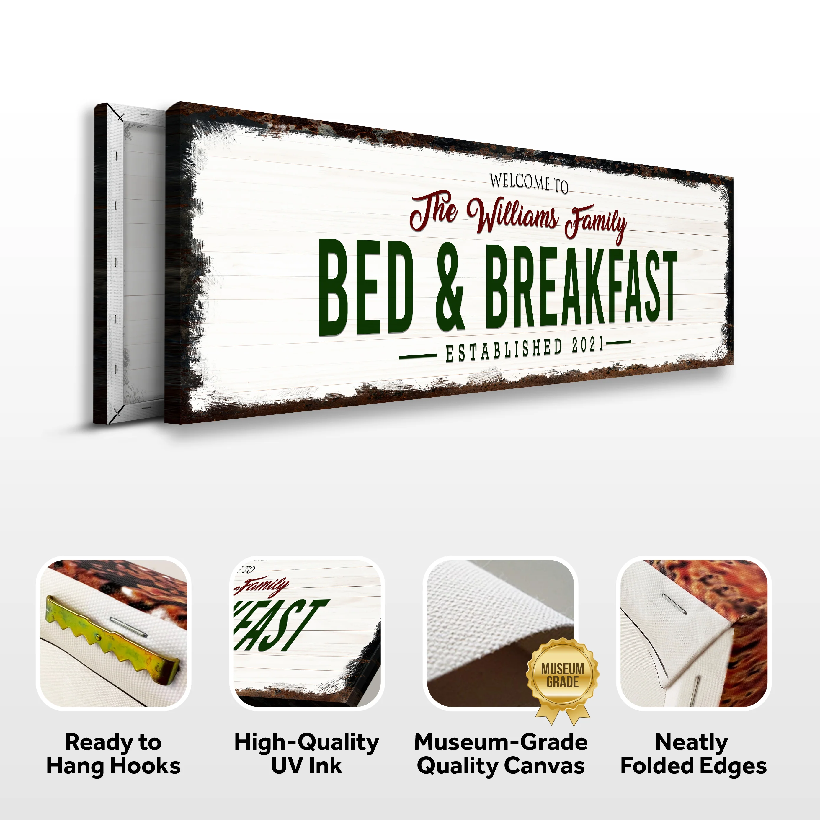 Welcome Bed And Breakfast Sign - Image 3
