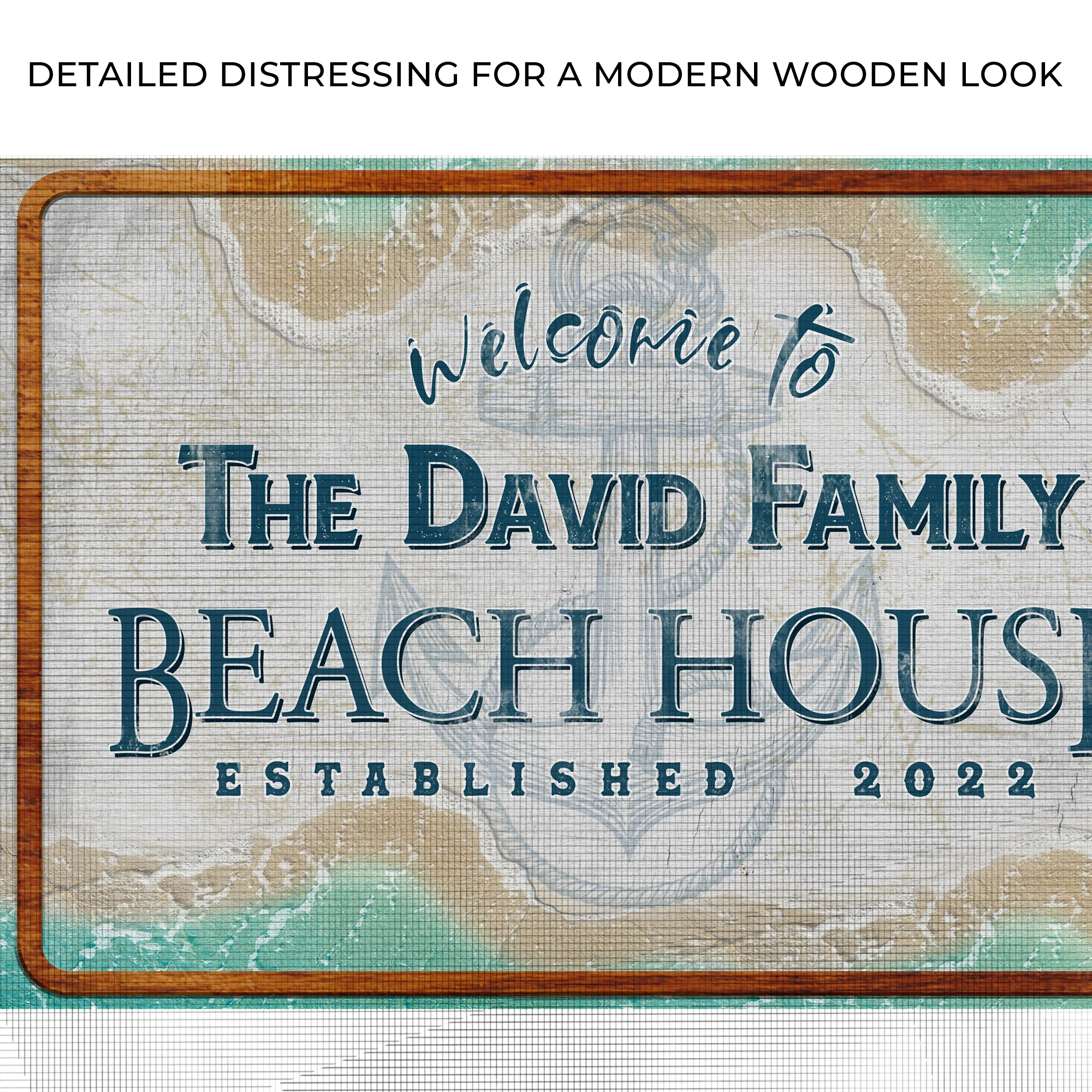 Welcome To Family Beach House Sign II - Image 4