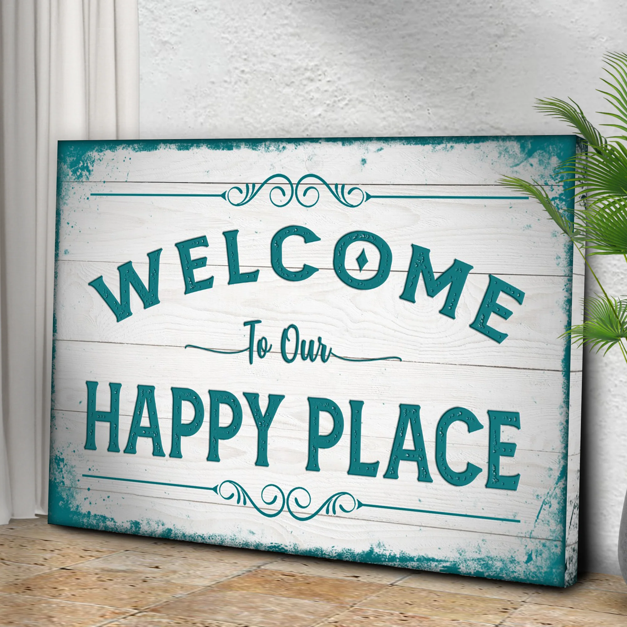 Welcome To Our Happy Place Sign II - Image 3
