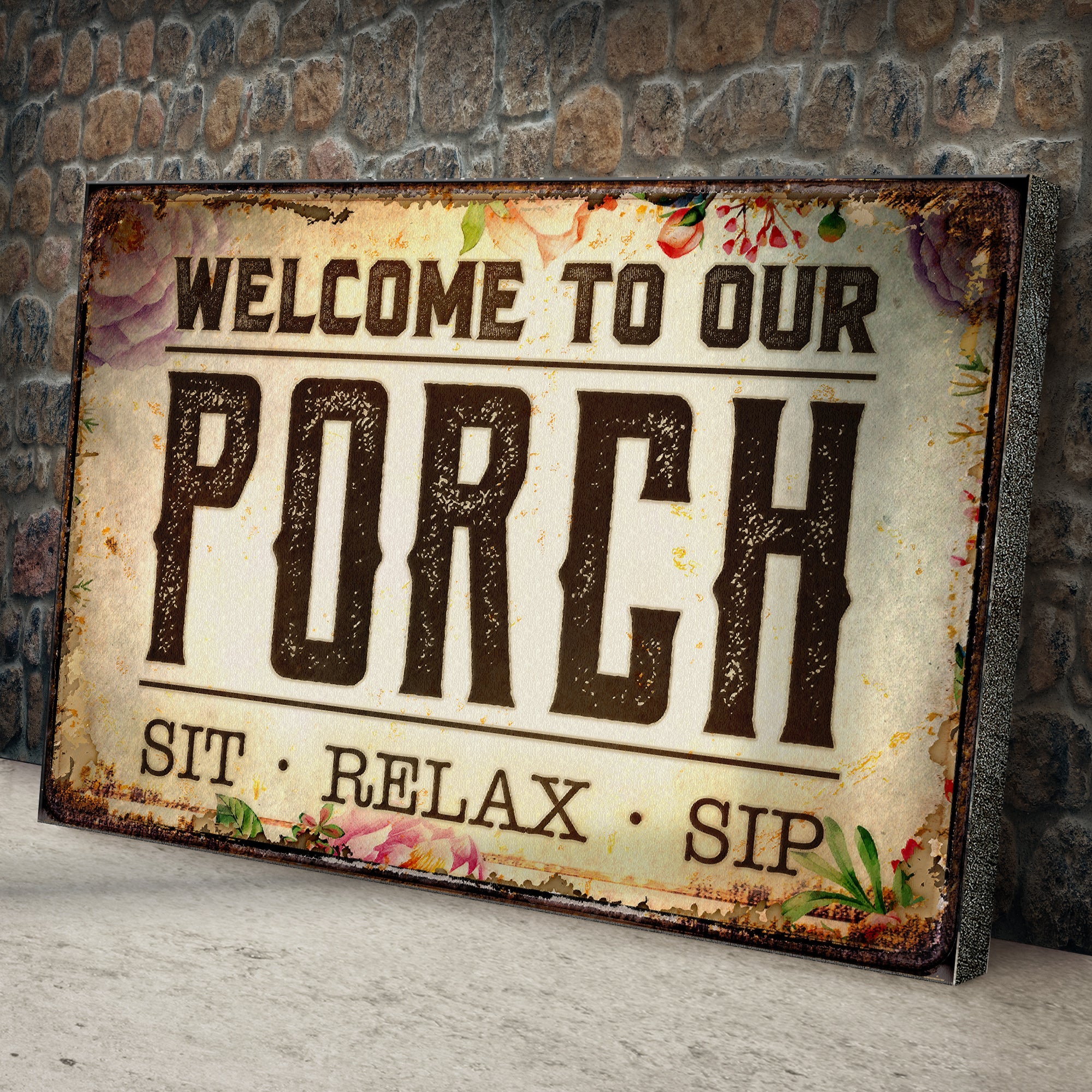 Welcome To Our Porch Sign III - Image 3