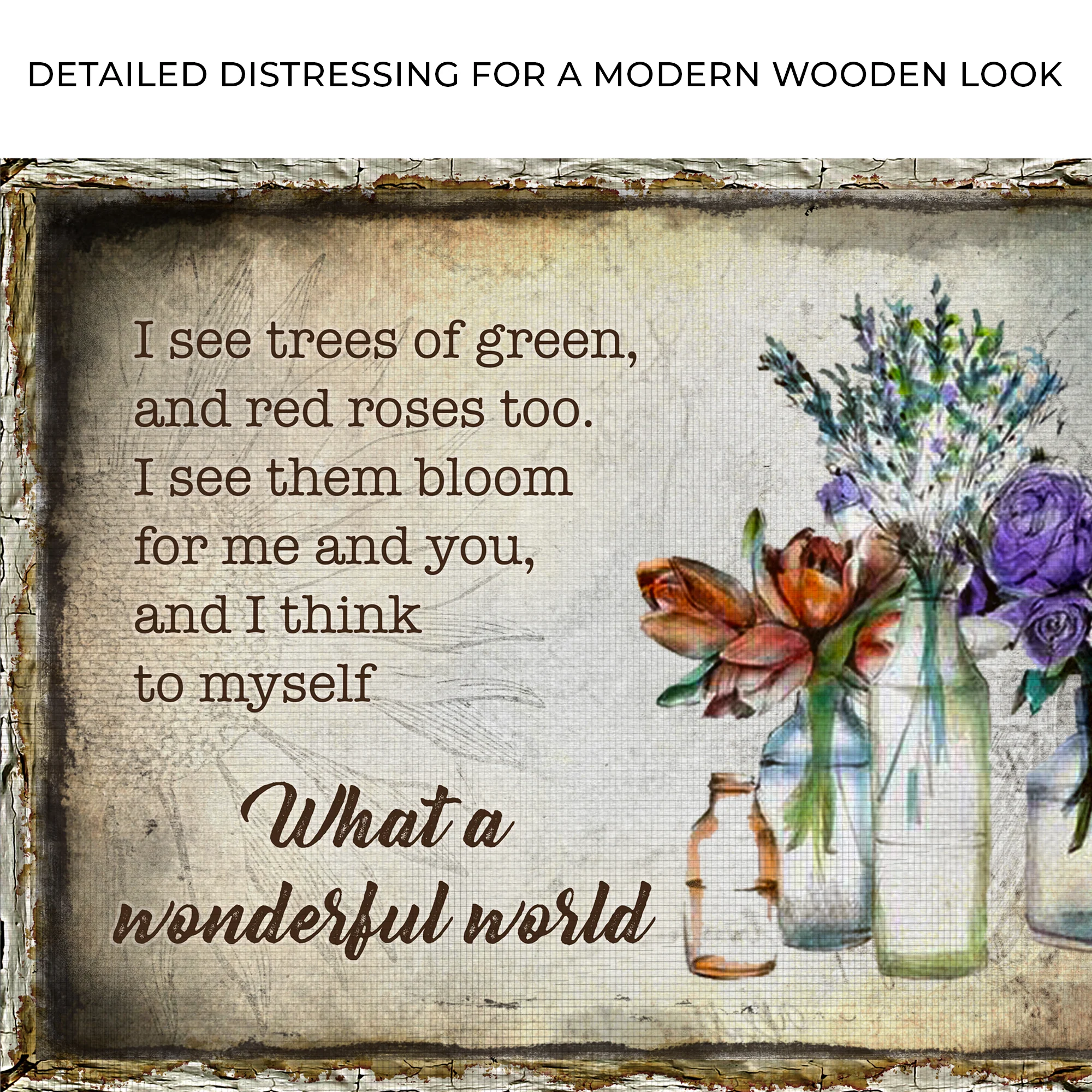 What A Wonderful World Sign VIII - Image 4