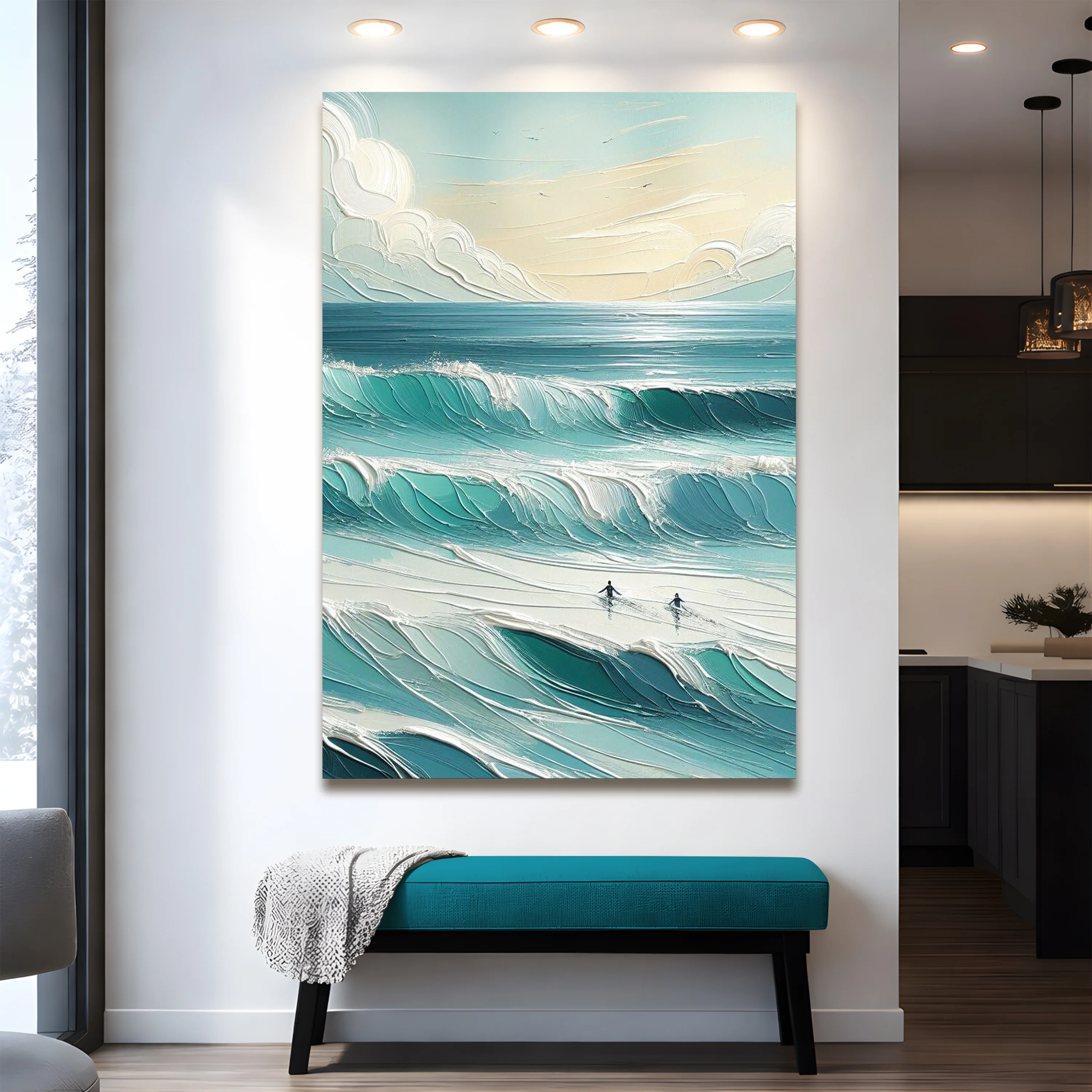 Whispers of the Sea Abstract Wall Art