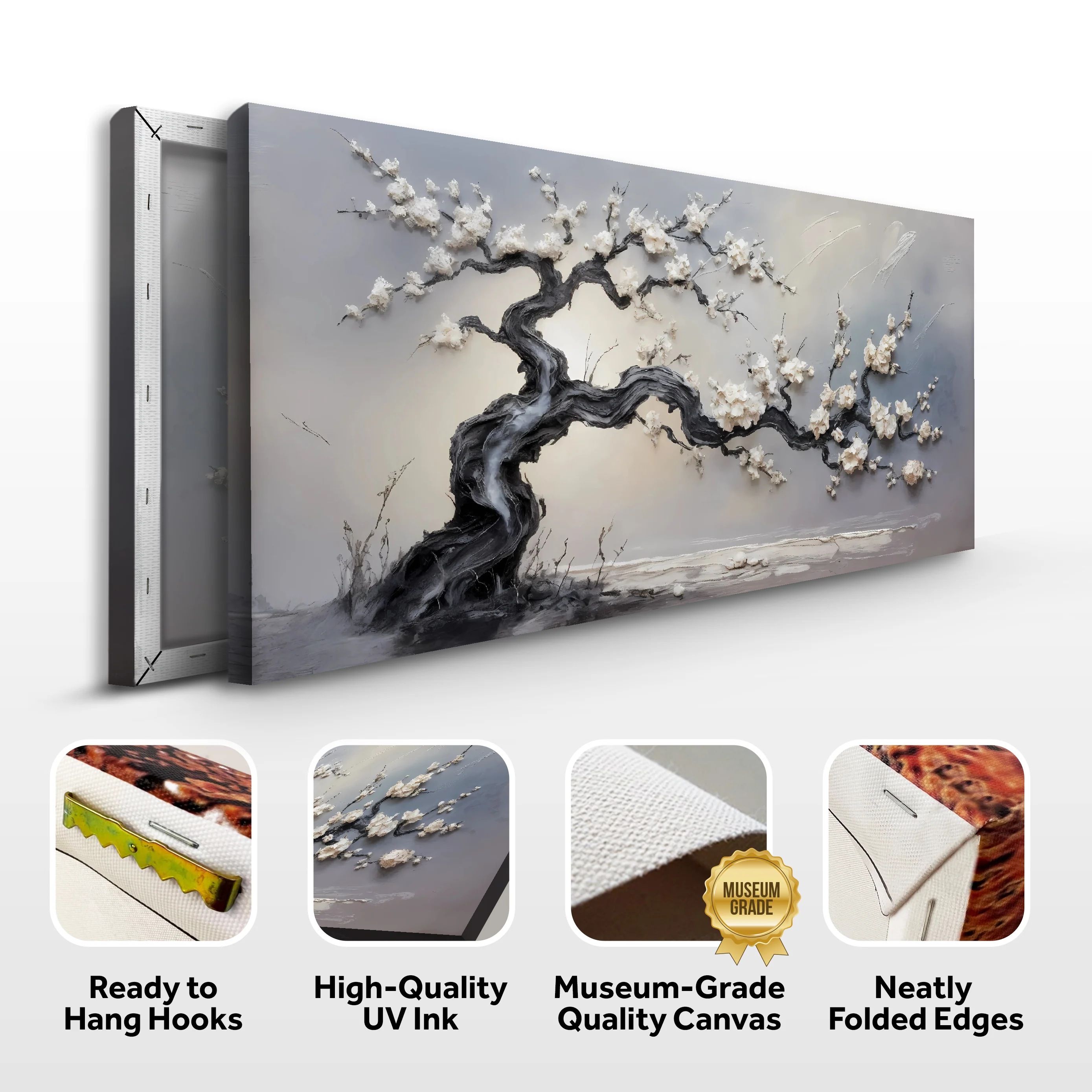 White Blossom Wall Art - Image 8