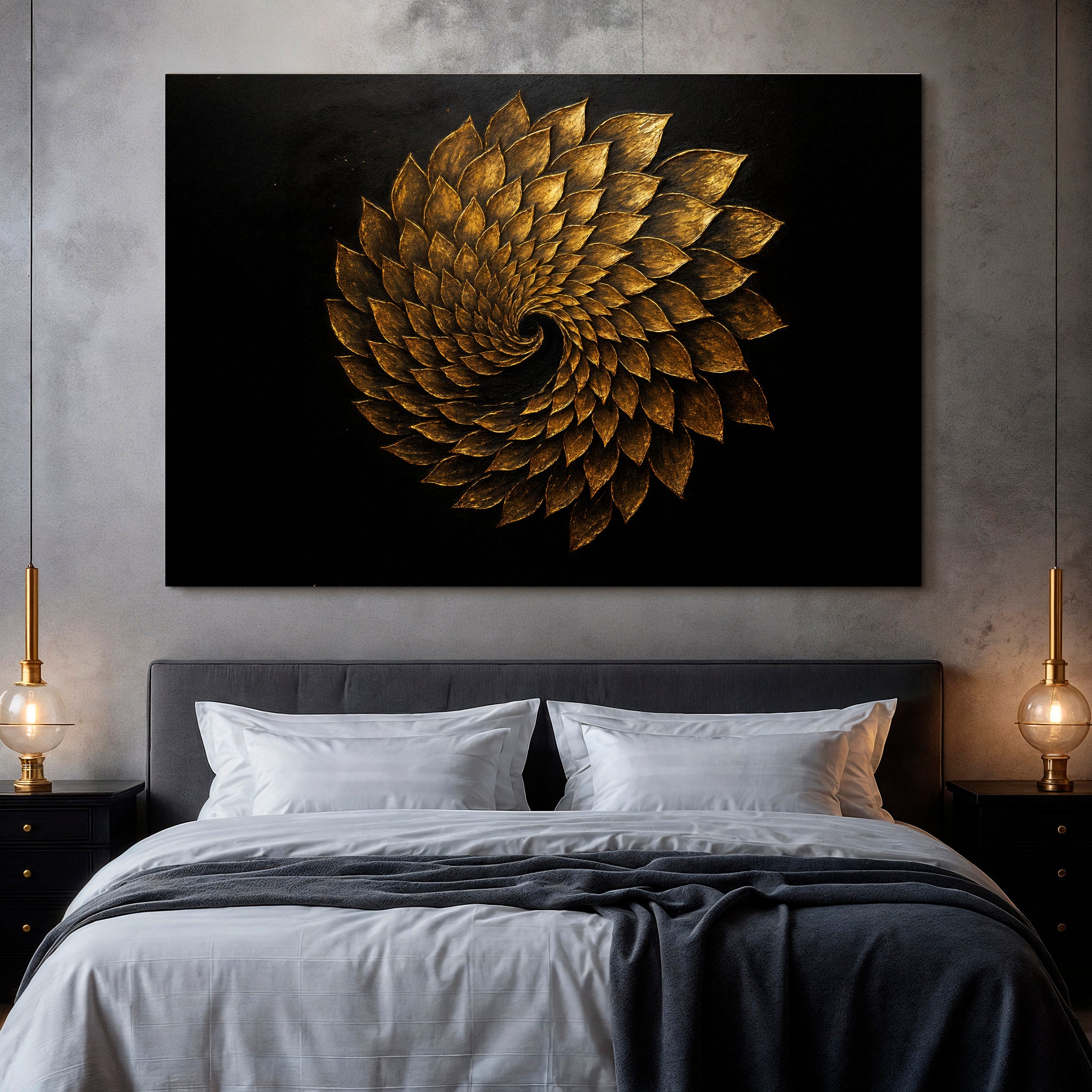 Winged Harmony Abstract Wall Art - Image 2